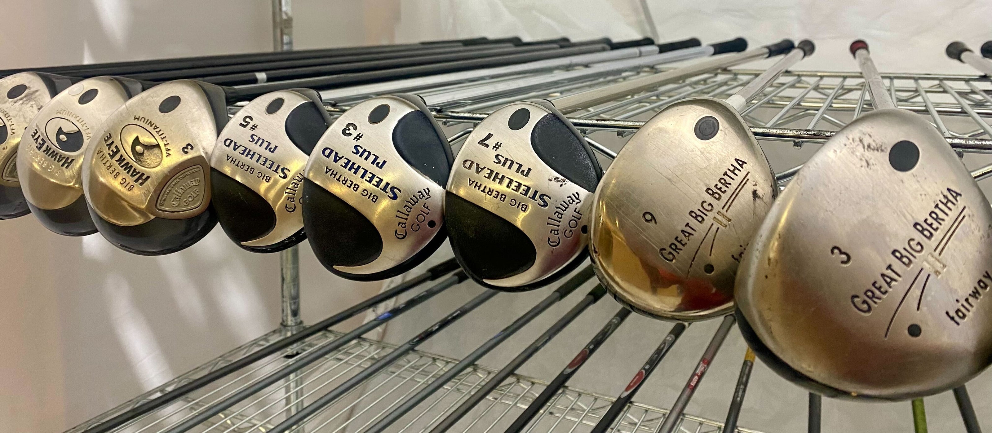 Wholesale Lot of 30 Golf Clubs - Fairway Woods - Assorted Flex-Next Round