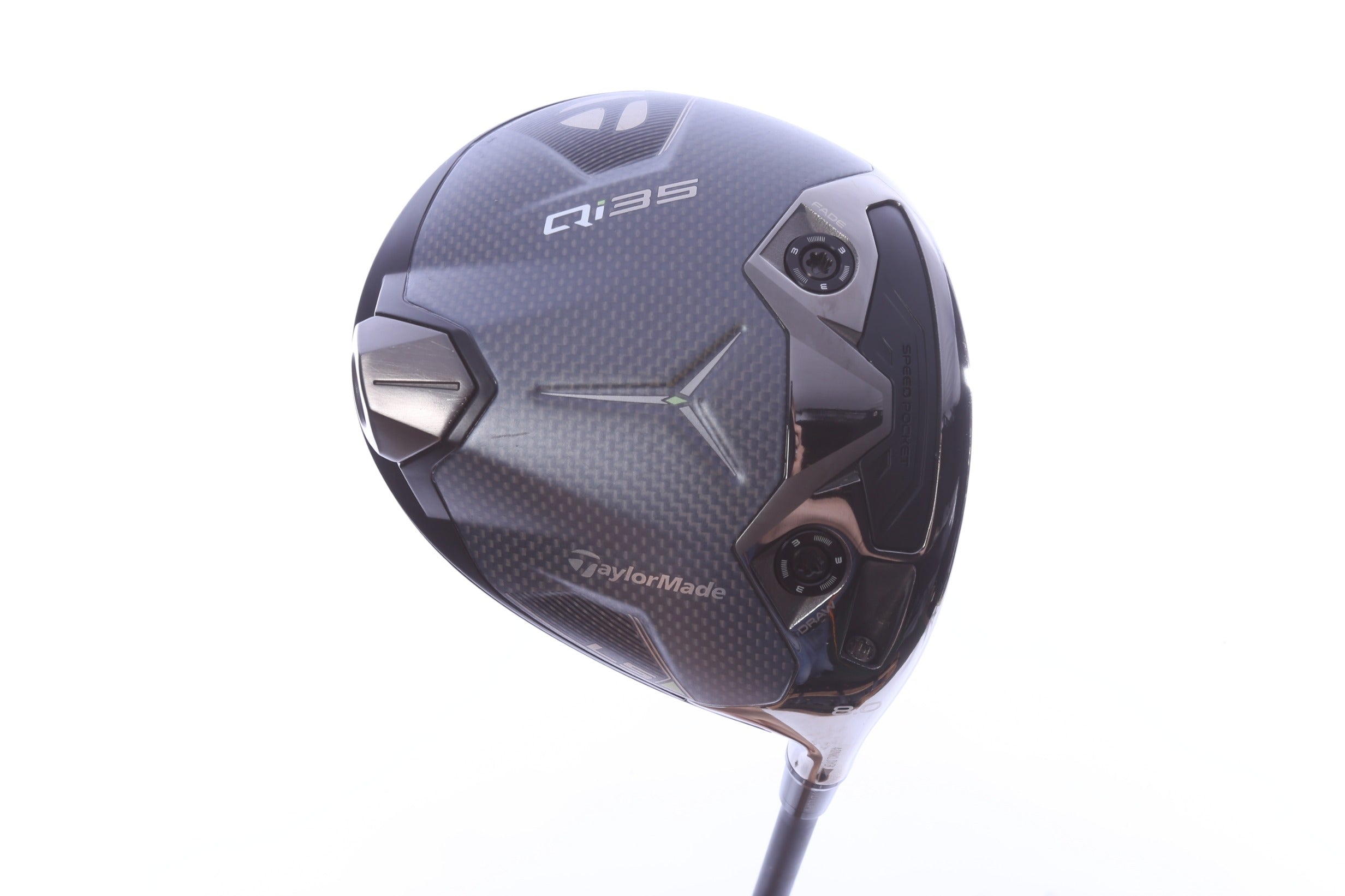 Used TaylorMade Qi35 LS Driver - 8 Degrees - Extra Stiff Flex Mitsubishi Kai'li White Darkwaves - Right-Handed-Next Round