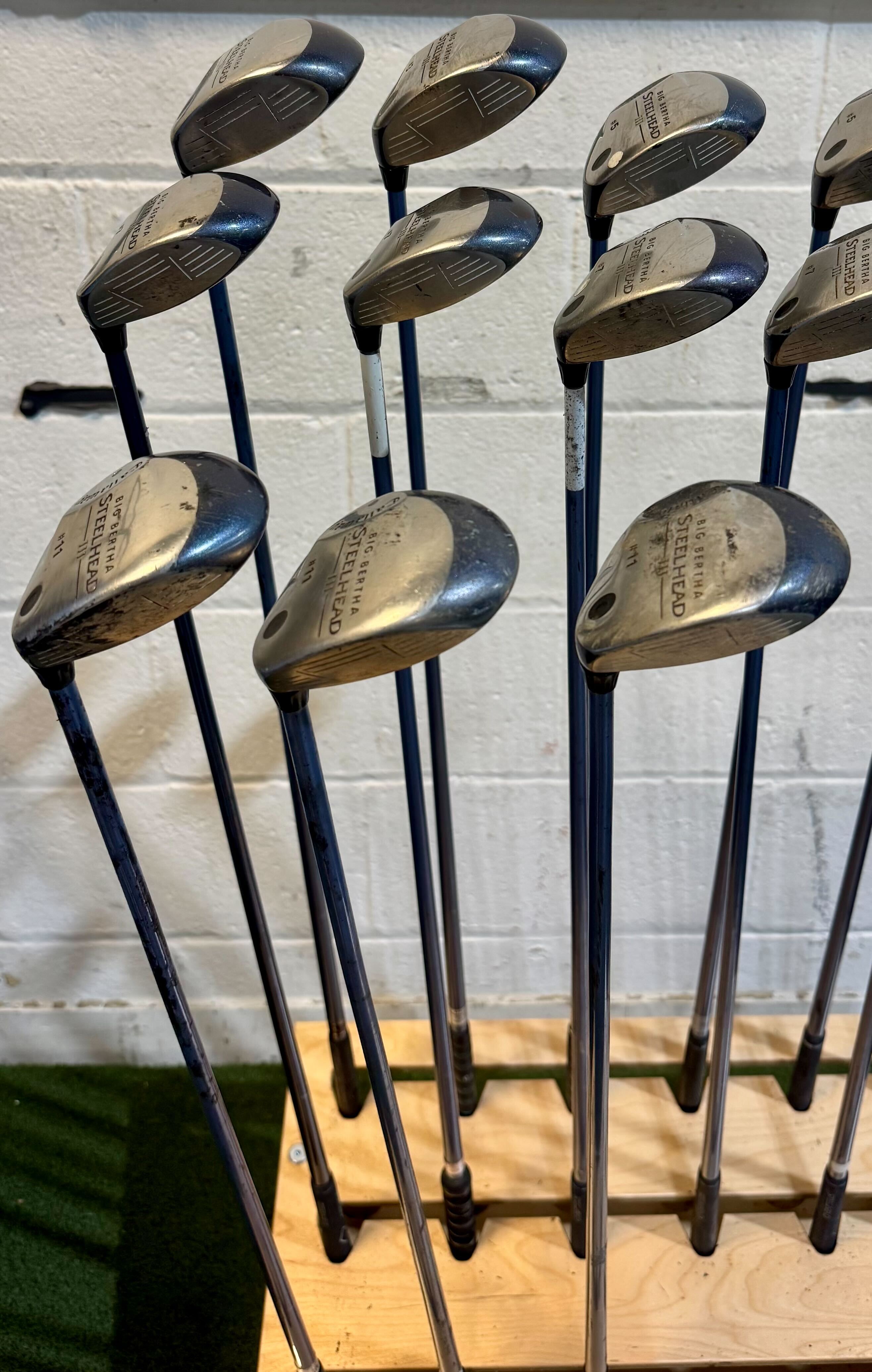 Wholesale Lot of 30 Golf Clubs - Callaway Steelhead III Woods - Ladies Flex-Next Round