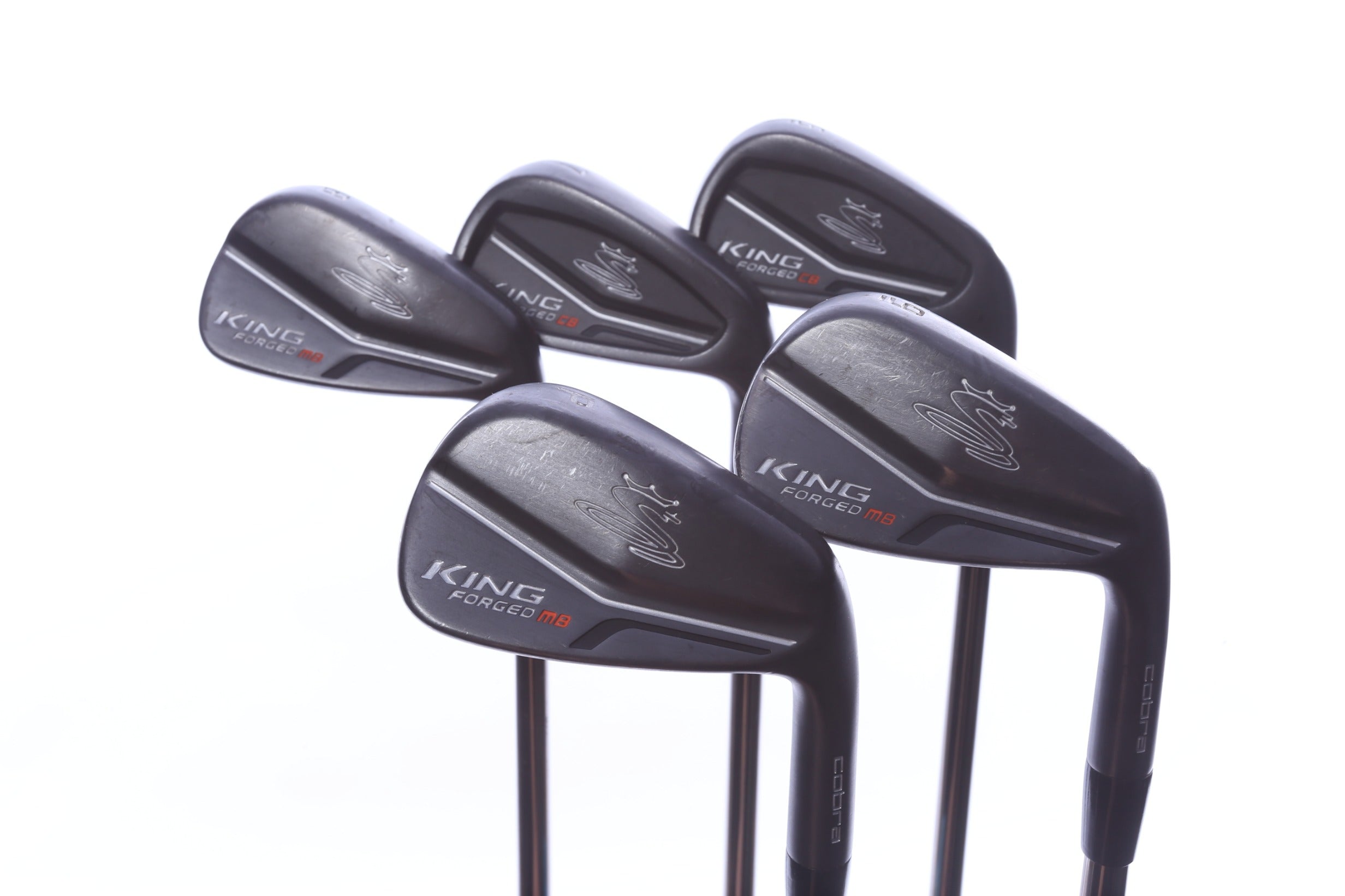 Used Cobra King Forged MB Black Iron Set - Right-Handed - 6-PW - Extra Stiff Flex-Next Round