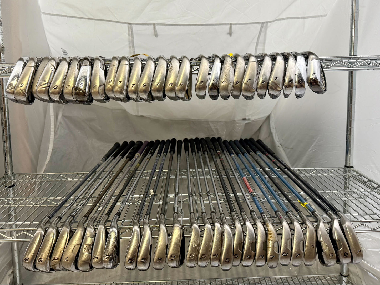 50 Assorted Cobra & TaylorMade Irons & Wedges-Next Round