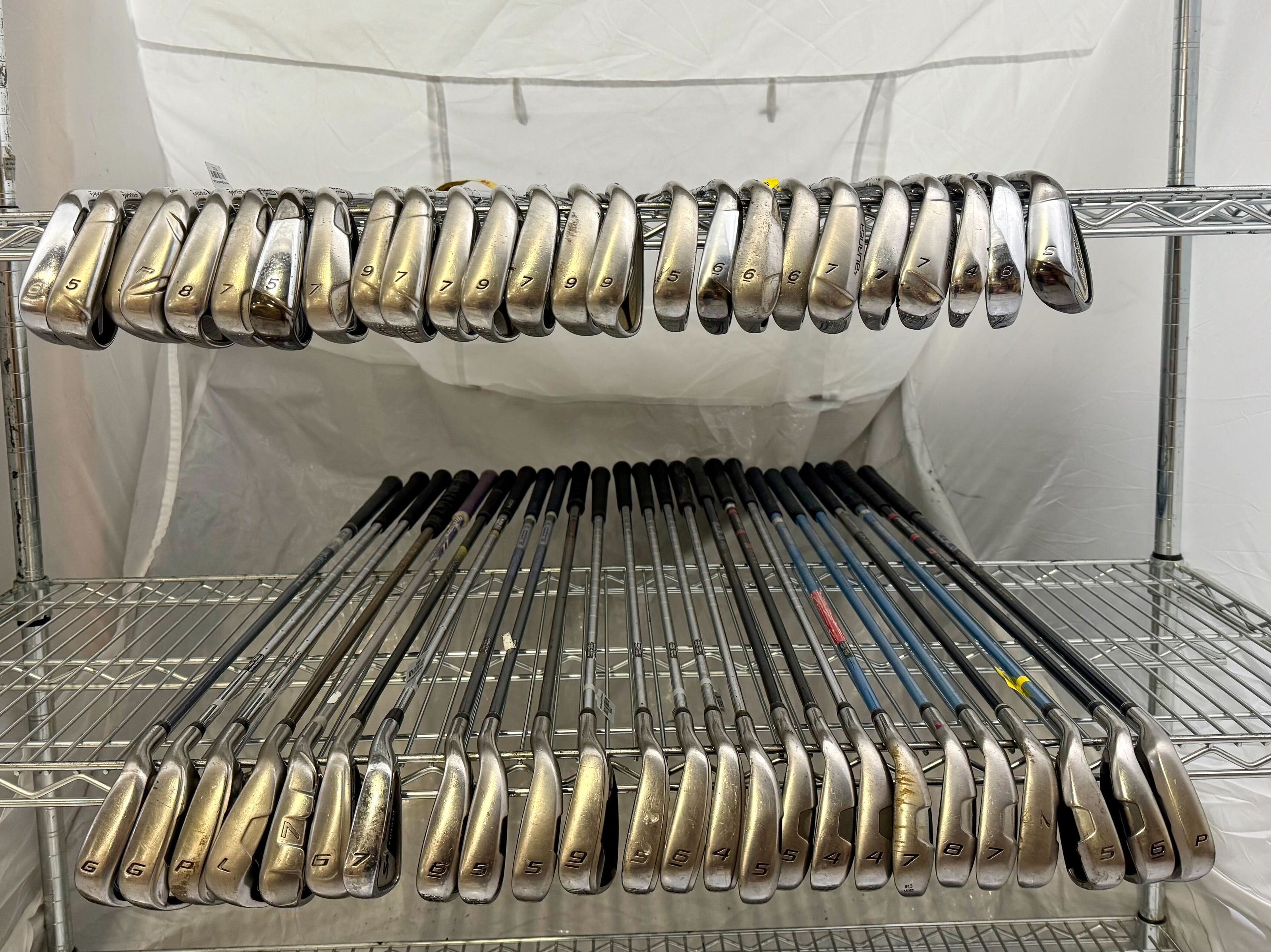 50 Assorted Cobra & TaylorMade Irons & Wedges-Next Round