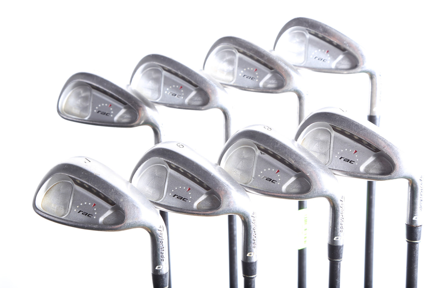 Used TaylorMade rac OS 2005 Iron Set - Right-Handed - 3-PW - Regular Flex-Next Round