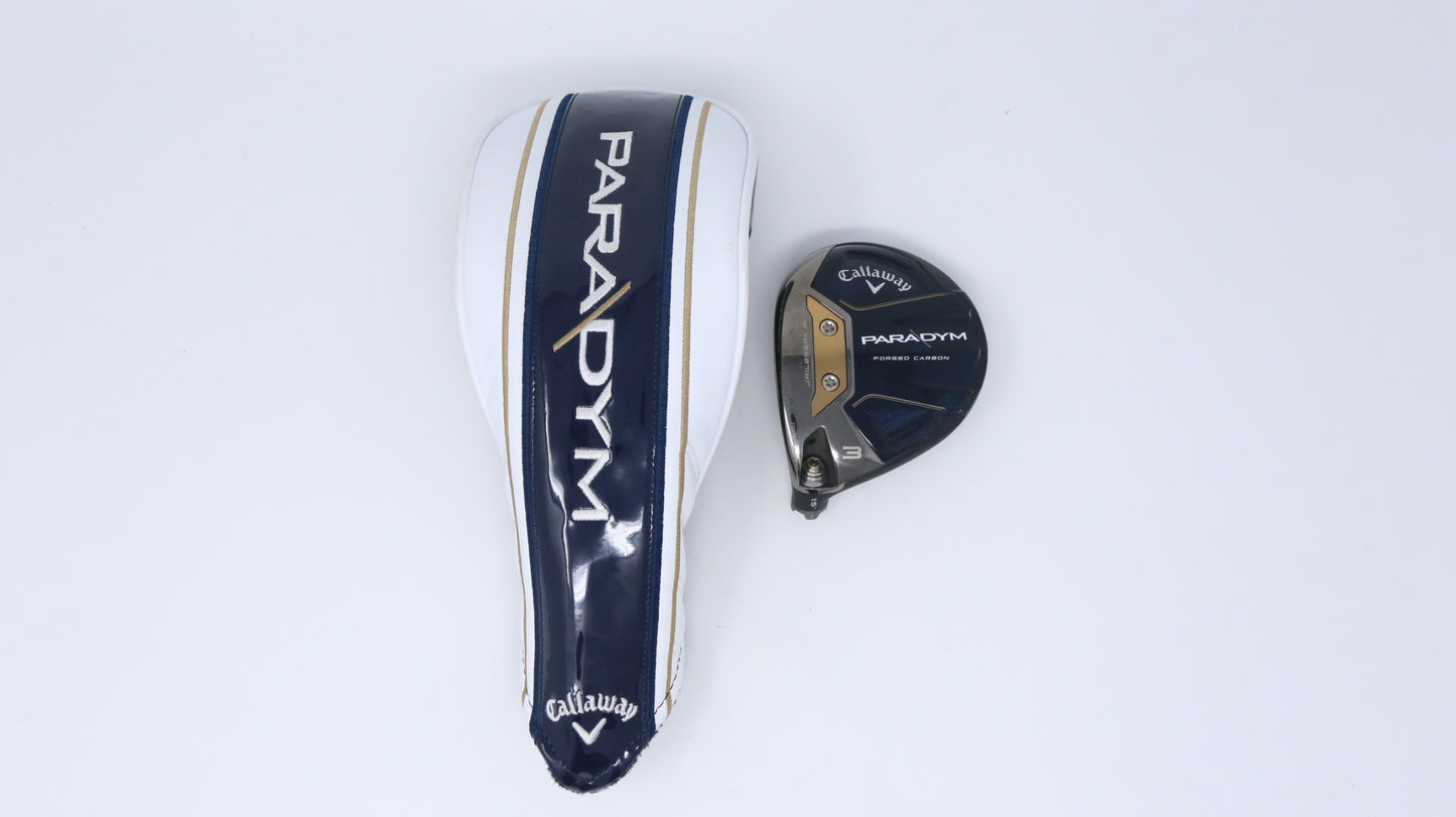 Used Callaway Paradym 3-Wood - HEAD ONLY - Left-Handed - 15 Degrees-Next Round