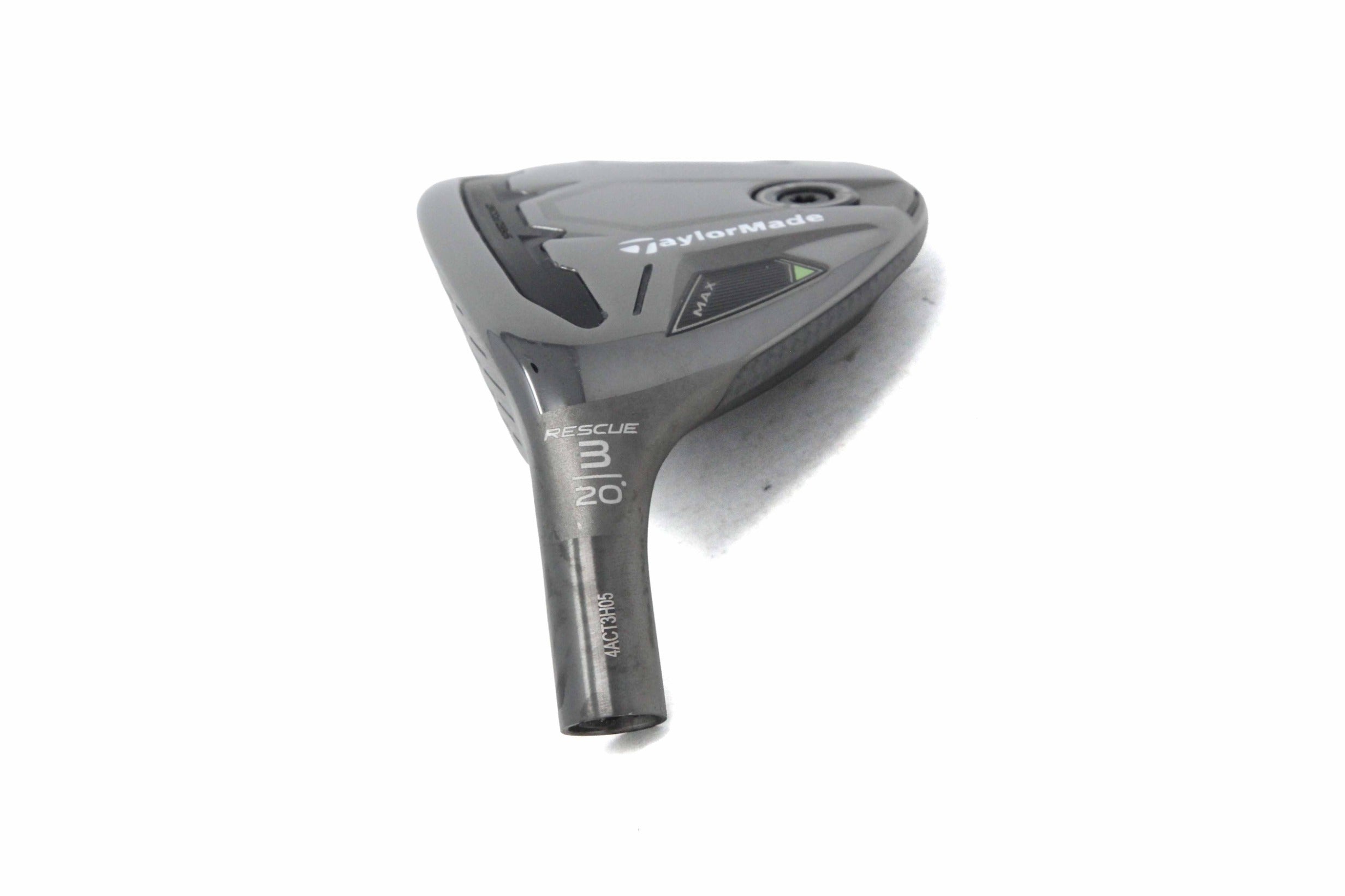 Used TaylorMade Qi35 MAX Rescue 3H - HEAD ONLY - Left-Handed - 20 Degrees