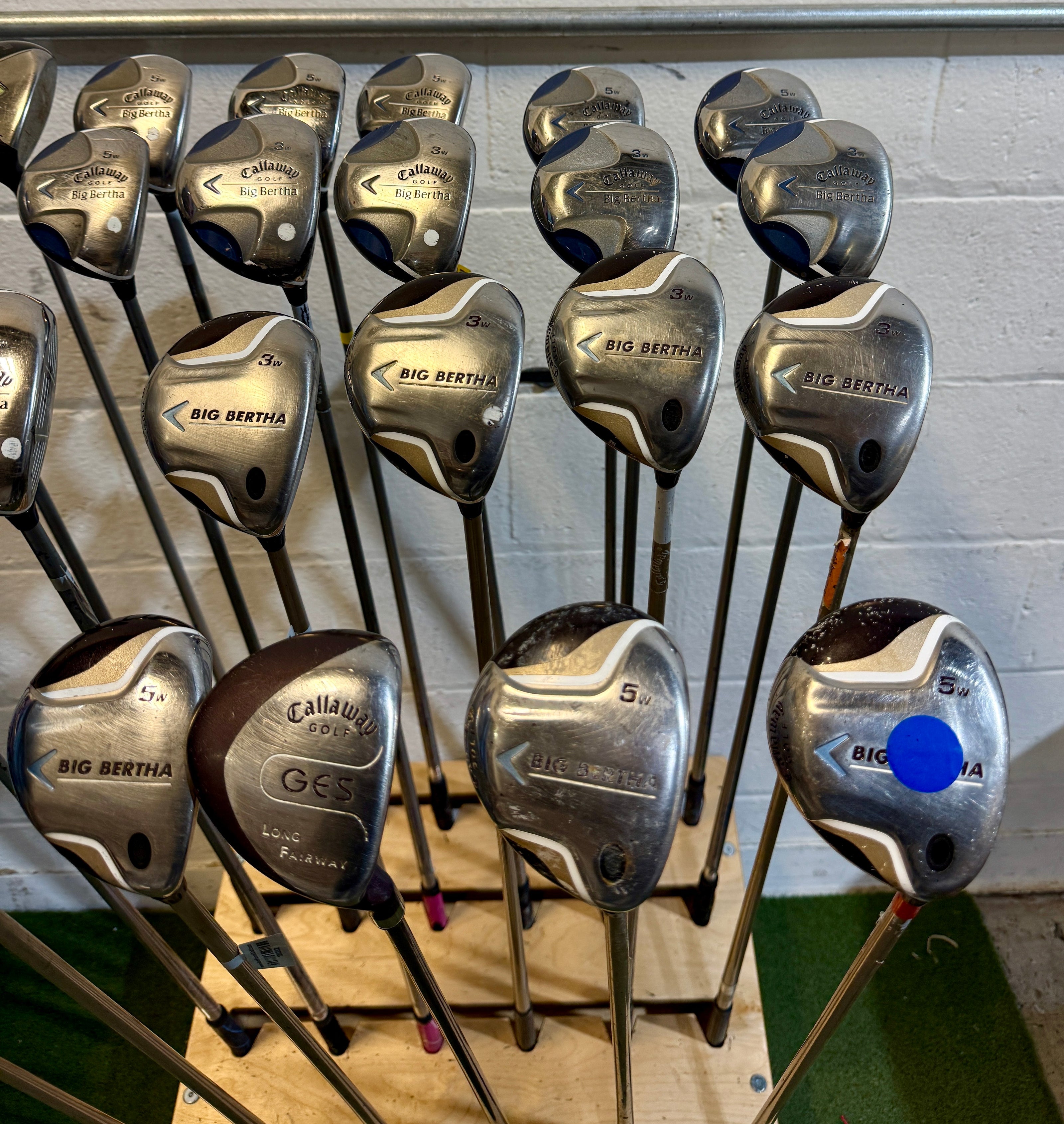 Wholesale Lot of 30 Golf Clubs - Callaway Fairway Woods-Next Round