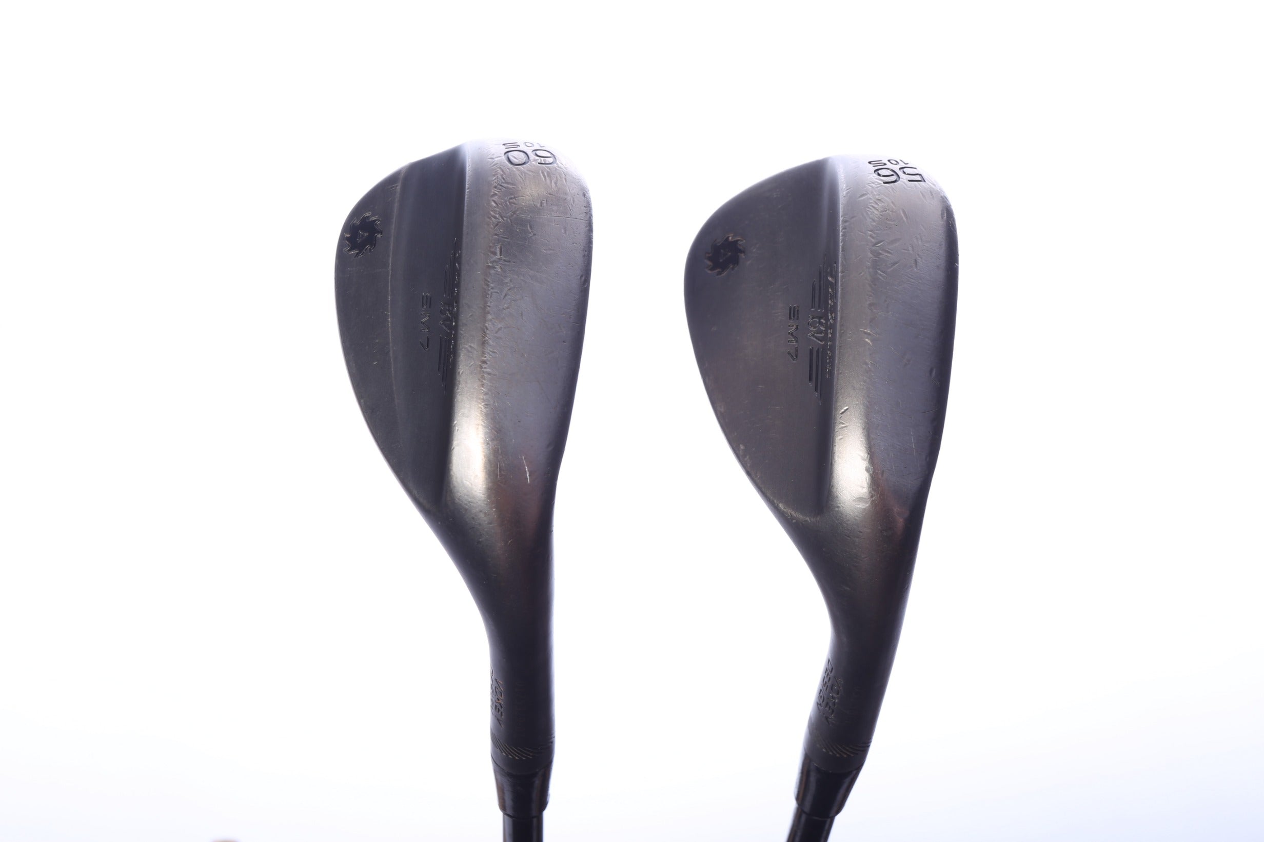 Used Titleist Vokey SM7 Jet Black Wedge Set - Right-Handed - 56*, 60* - Stiff Flex