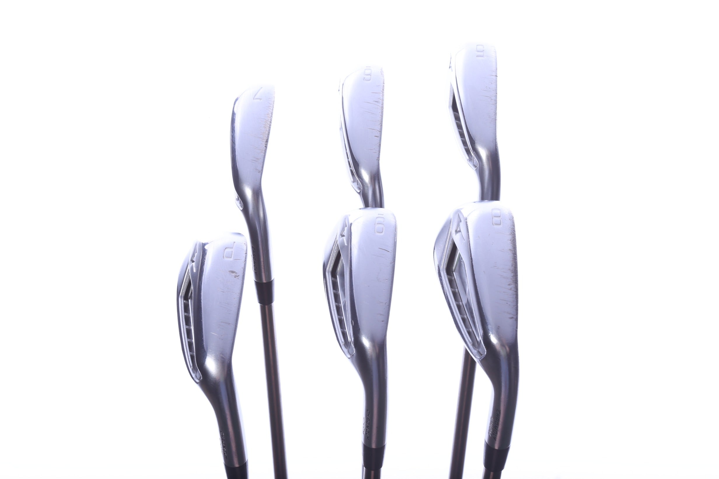 Used Mizuno JPX 919 Hot Metal Iron Set - Right-Handed - 5-PW - Stiff Flex