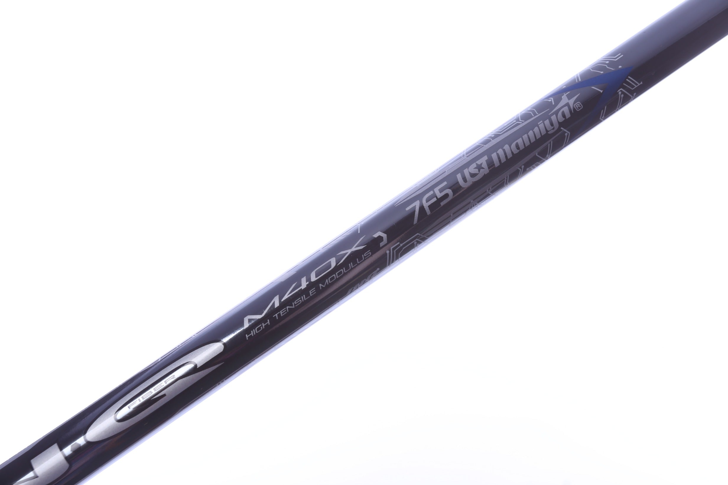 Used Ust Mamiya Lin-Q M40X Blue Driver Shaft Extra Stiff Flex Graphite - 44 in - TaylorMade M Adapter