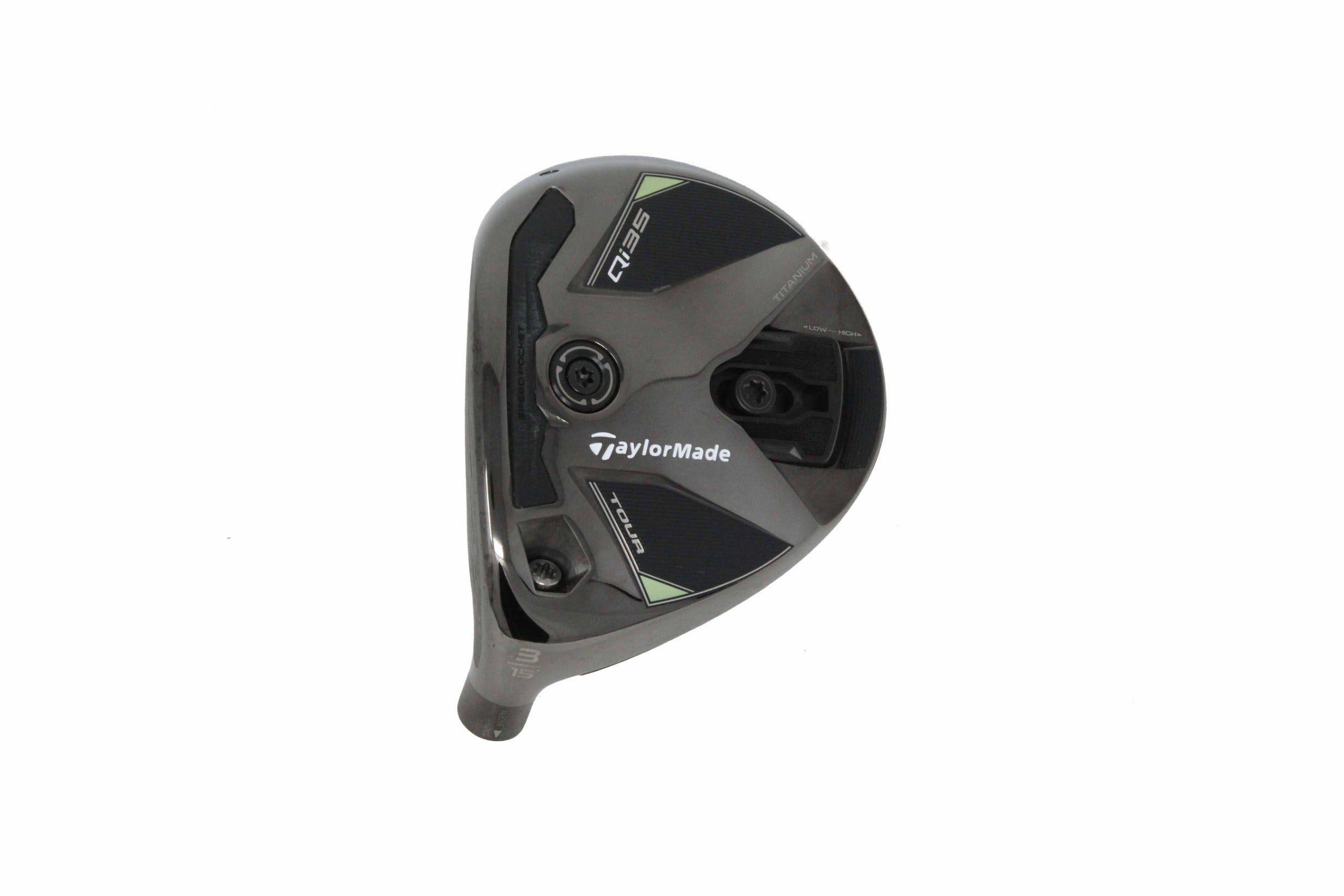 Used TaylorMade Qi35 Tour 3-Wood - HEAD ONLY - Left-Handed - 15 Degrees