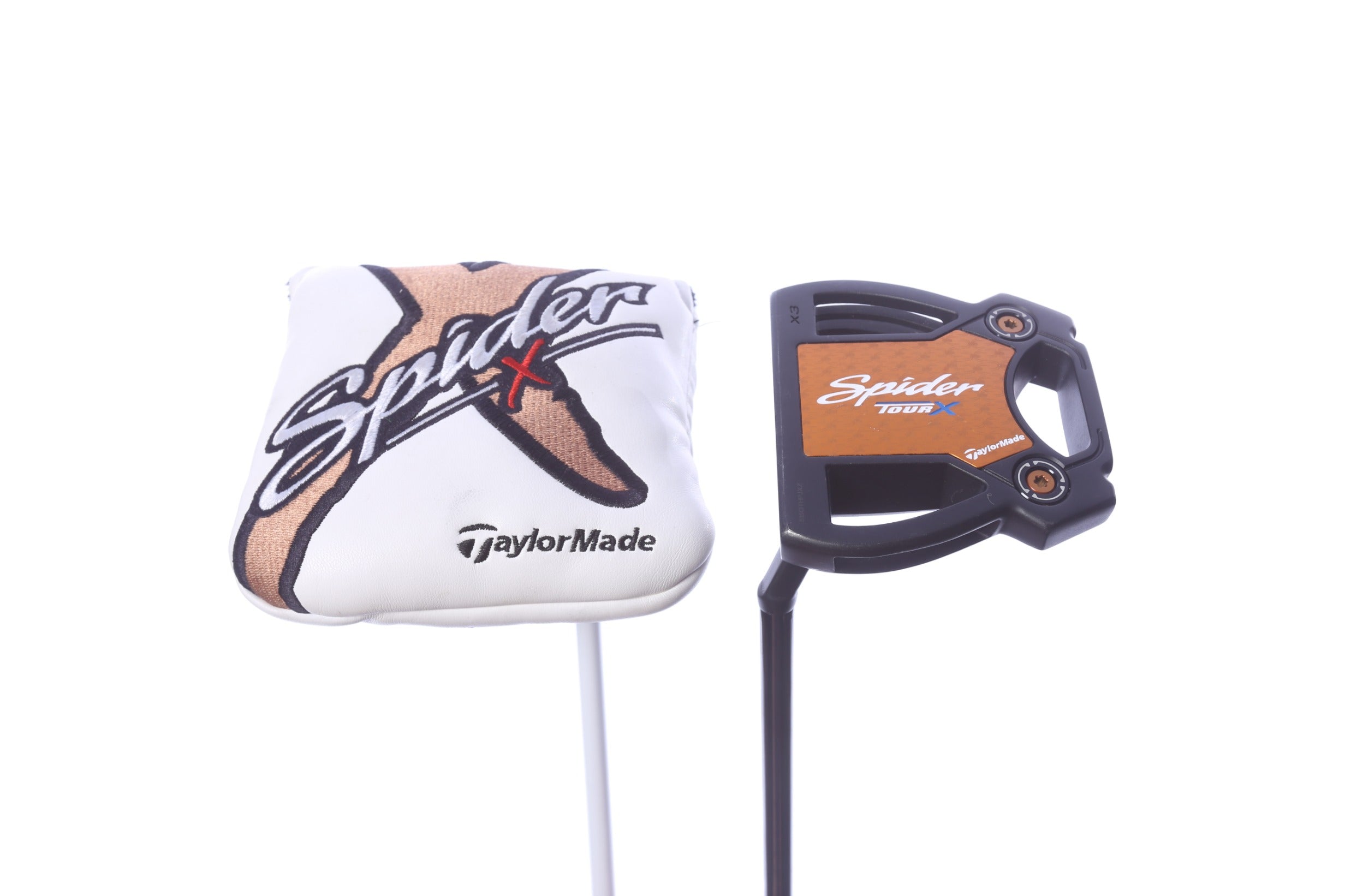 Used TaylorMade Spider Tour X Black Slant Putter - Left-Handed - 35 in - Mallet