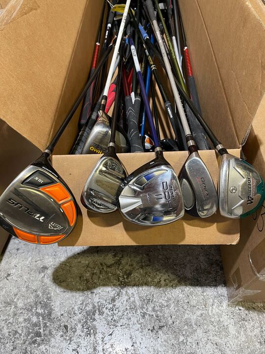 Wholesale Lot of 40 Nicklaus, Dunlop, Warrior, etc. Drivers, FW Woods, Hybrids
