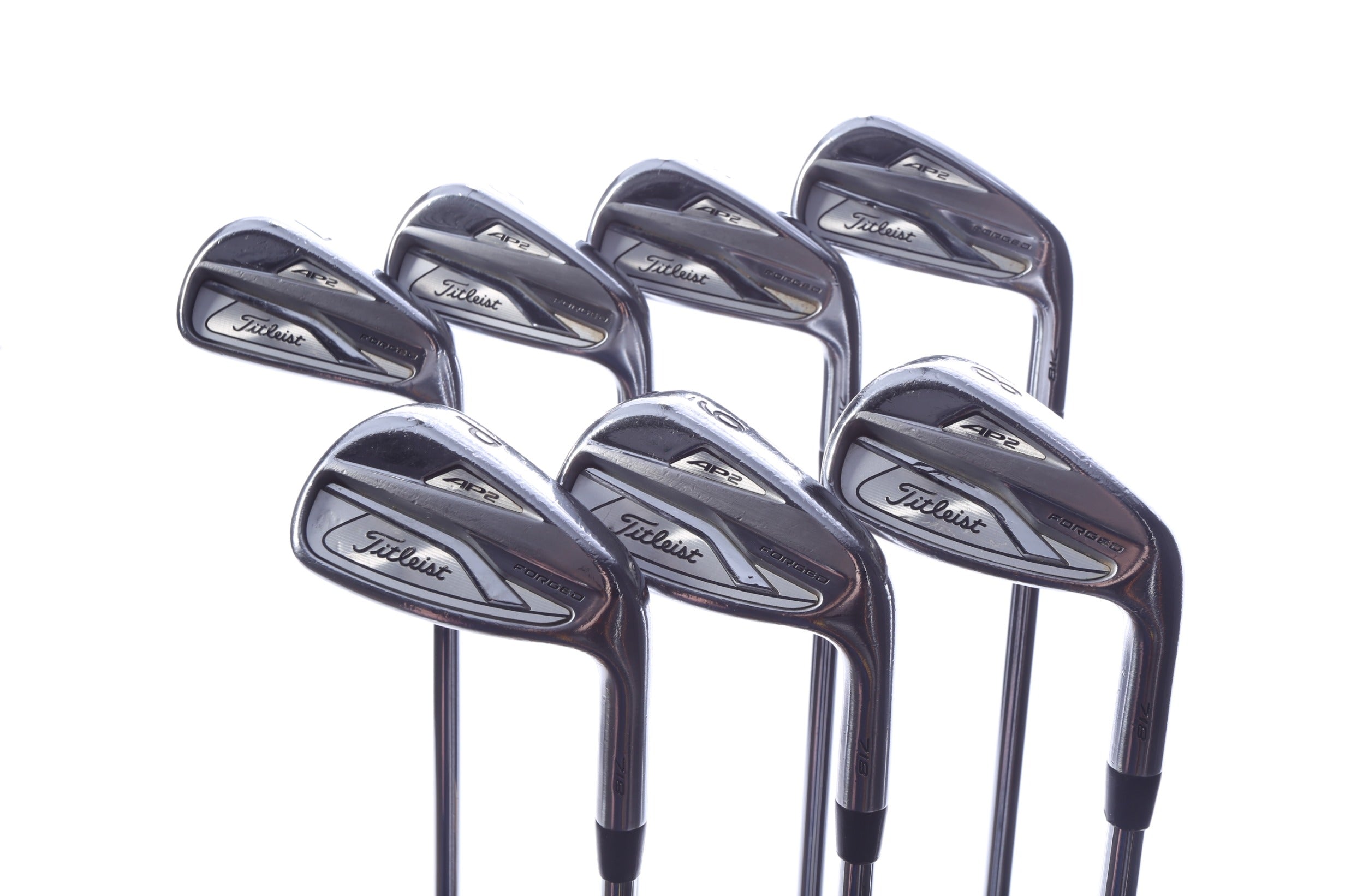 Used Titleist 718 AP2 Iron Set - Right-Handed - 4-PW - Stiff Flex