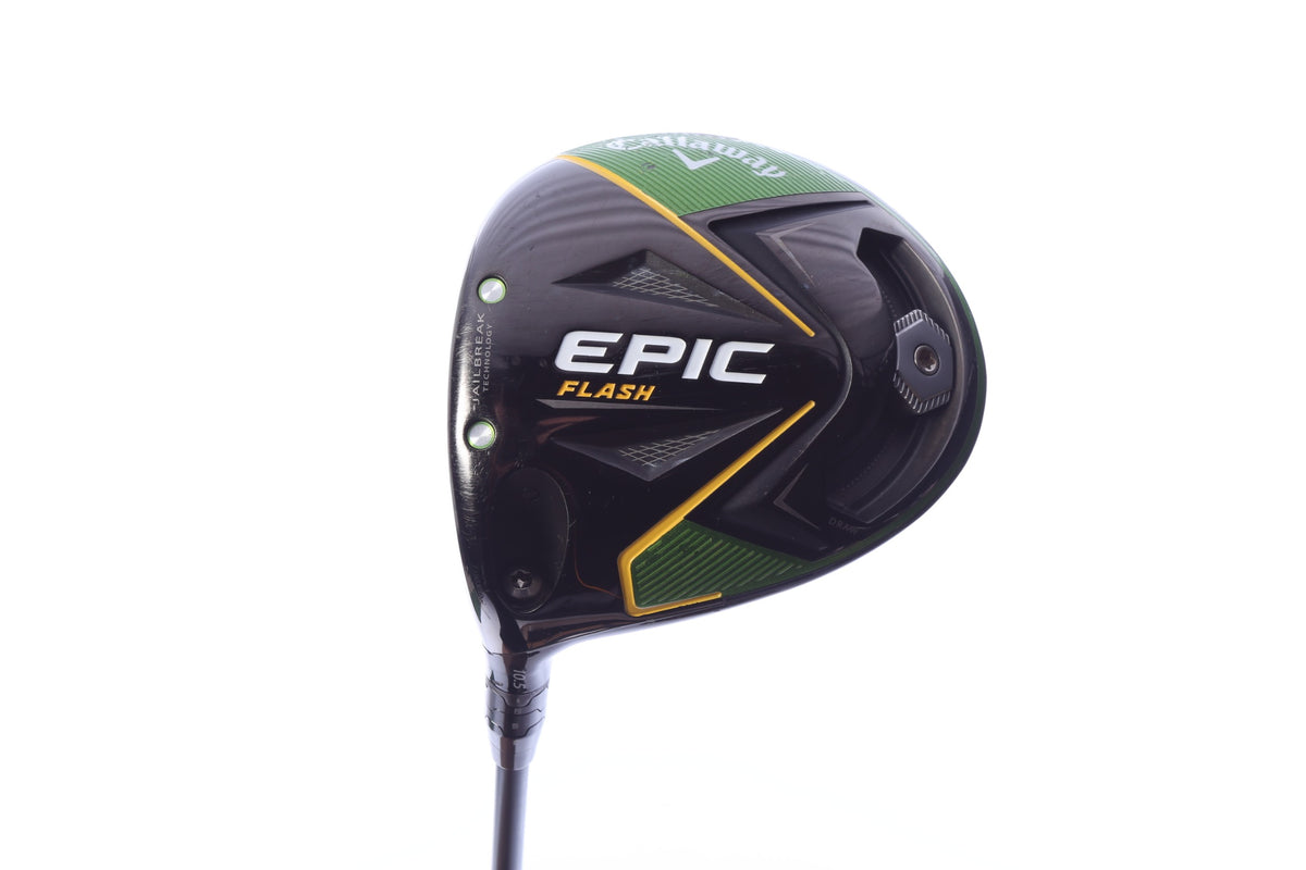 Used Callaway Epic Flash Driver - 10.5 Degrees - Stiff Flex Project X Hzrdus Smoke - Left-Handed