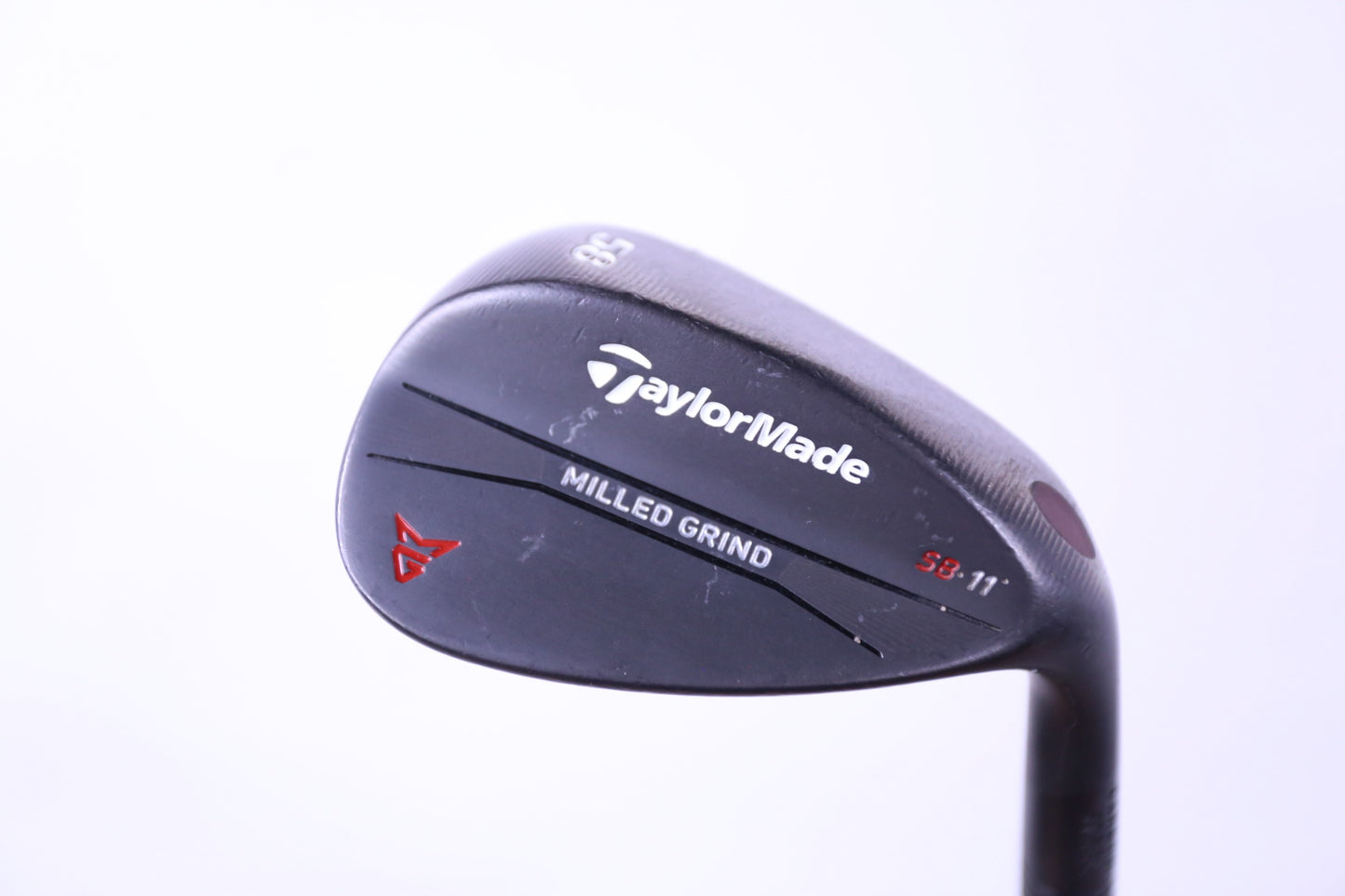 Used TaylorMade Milled Grind Black Lob Wedge - Right-Handed - 58 Degrees - Stiff Flex-Next Round