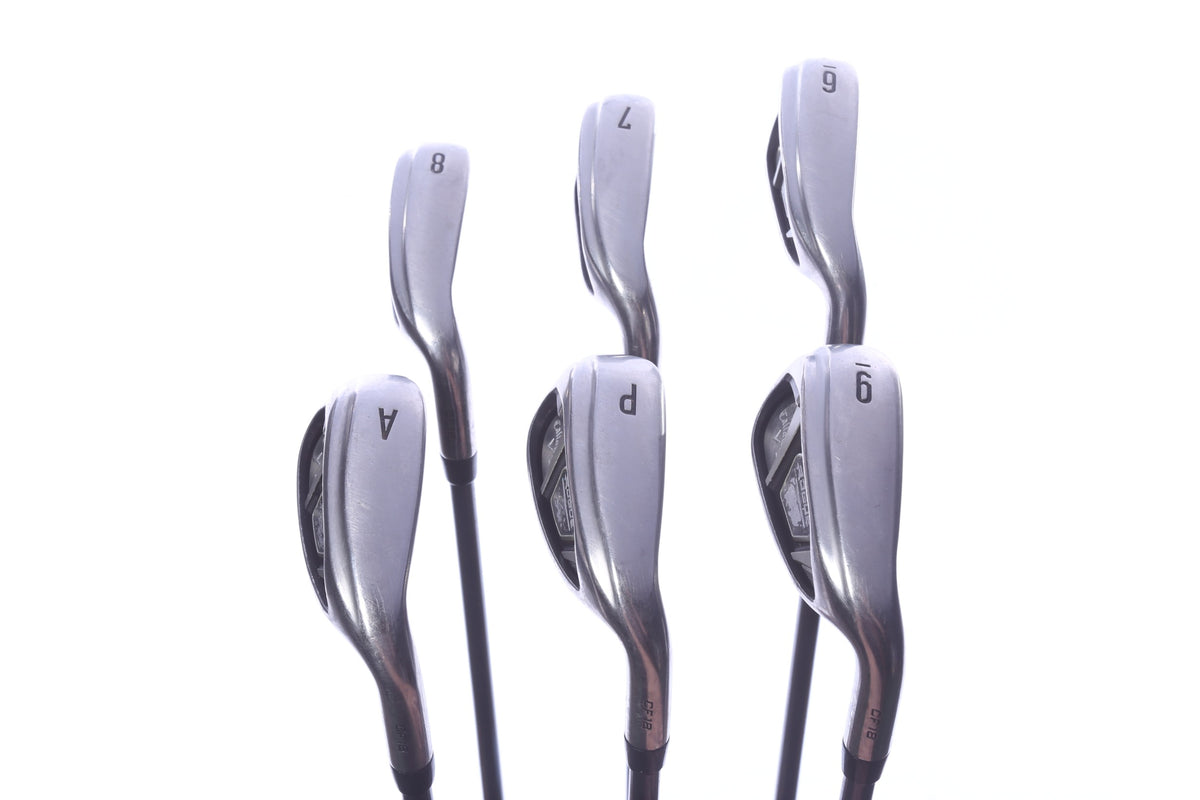 Used Callaway Rogue X Iron Set - Right-Handed - 6-PW, AW - Seniors Flex