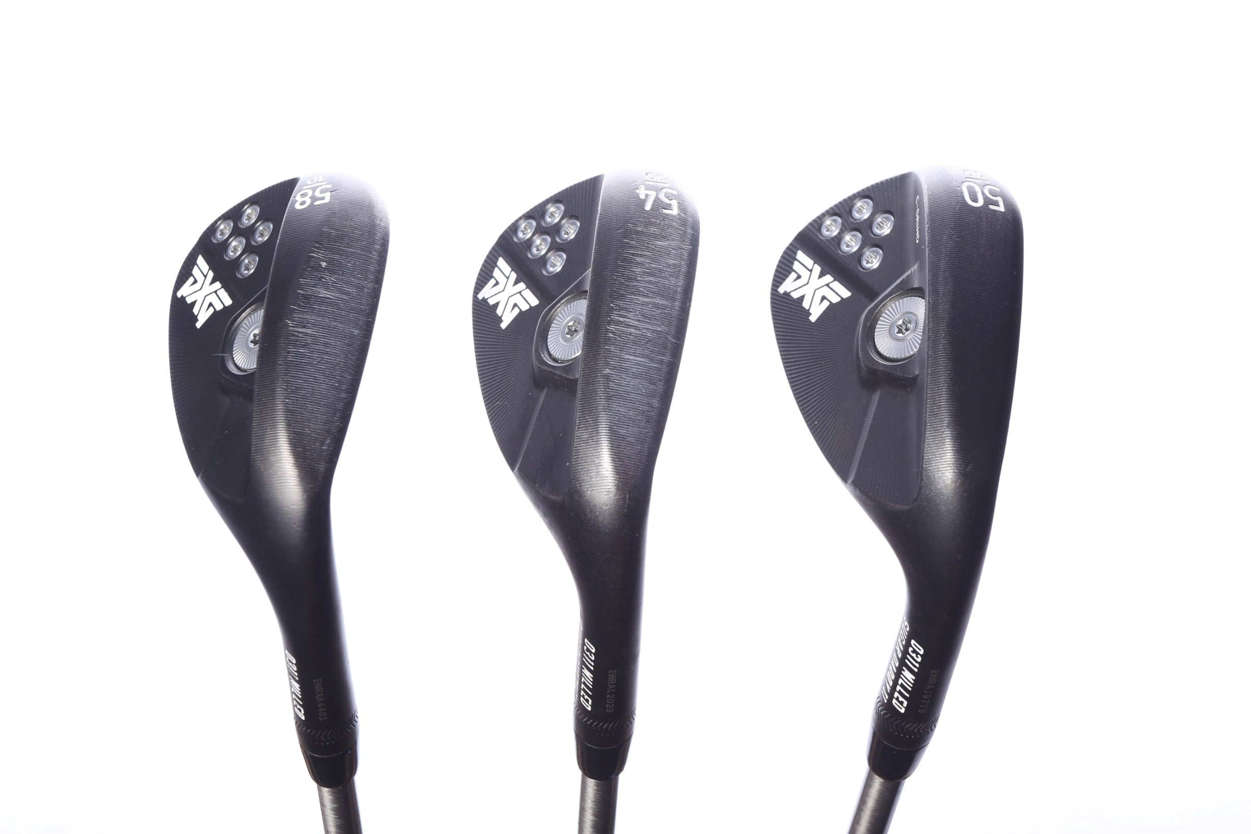 Used PXG 0311 Sugar Daddy II Xtreme Dark Wedge Set - Right-Handed - 50*, 54*, 58* - Regular Flex-Next Round