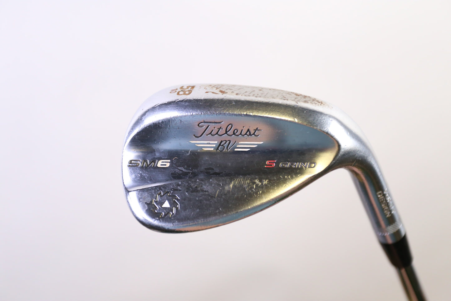 Used Titleist Vokey SM6 Tour Chrome S Grind Lob Wedge - Right-Handed - 58 Degrees - Stiff Flex-Next Round