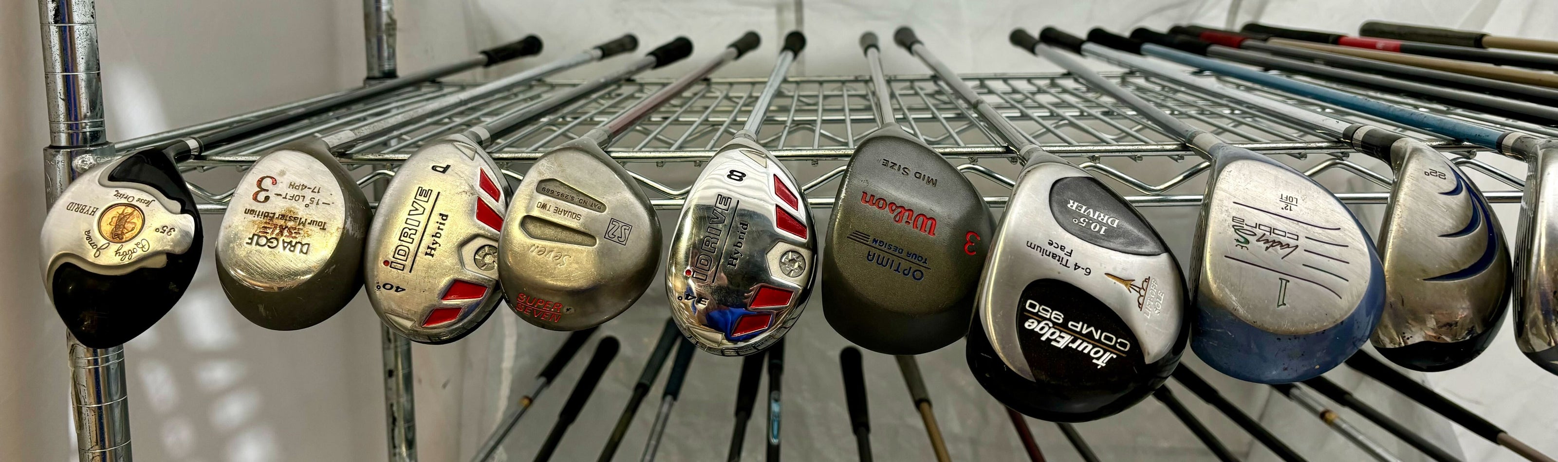 Wholesale Lot of 30 Golf Clubs - Wilson, Maxfli, and Mizuno Fairway Woods-Next Round