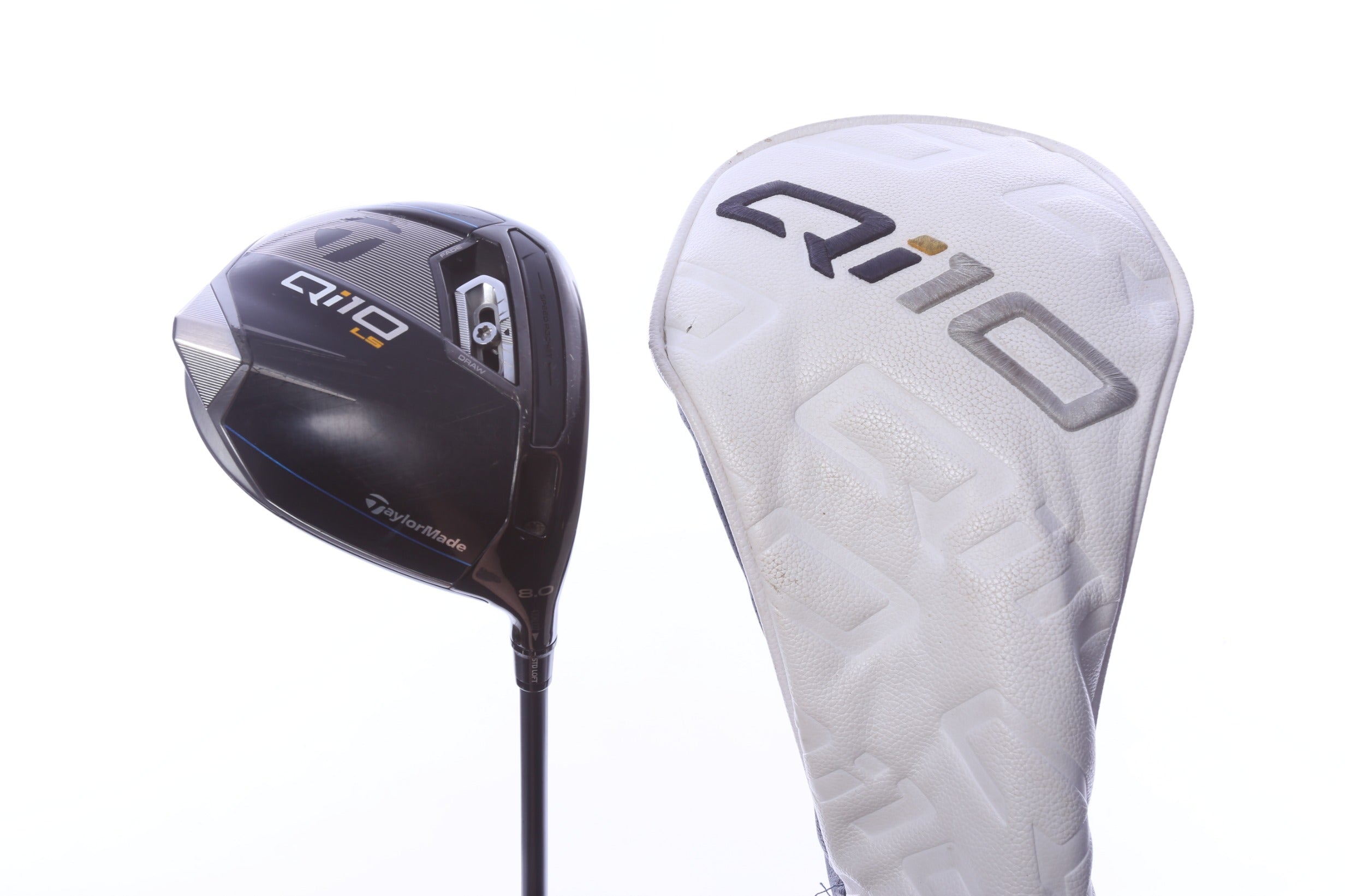 Used TaylorMade Qi10 LS Driver - 8 Degrees - Extra Stiff Flex Mitsubishi Tensei AV Series Limited Black - Right-Handed-Next Round
