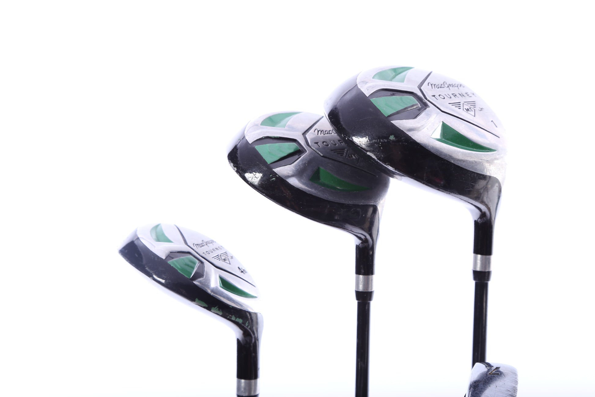 Used MacGregor Tourney MT JR Complete Set - Right-Handed - Driver, 3W, 4H, 5i, 7i, 9i, PW, Putter - Youth Flex-Next Round