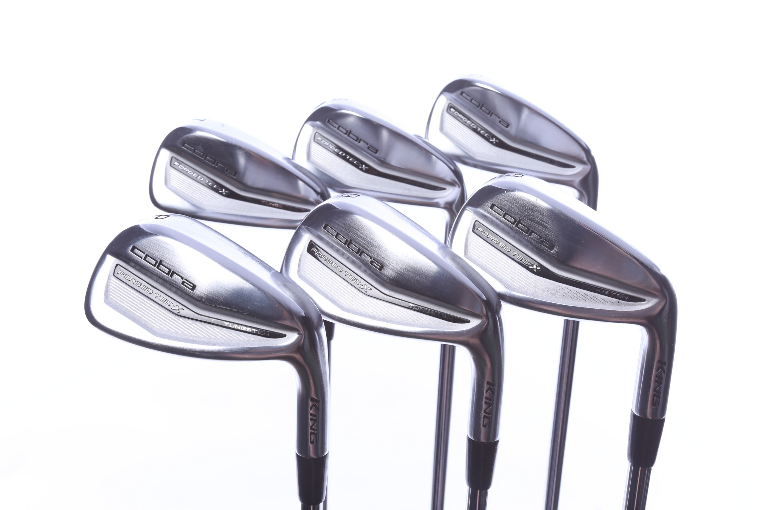 Used Cobra King Forged TEC X Right-Handed Iron Set – Next Round display picture 1