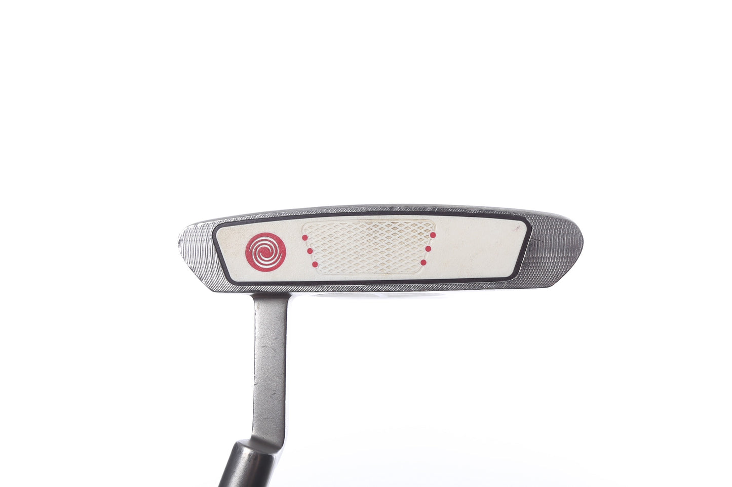 Used Odyssey White Ice 2-Ball Blade Lined Putter - Right-Handed - 35 in - Mallet-Next Round