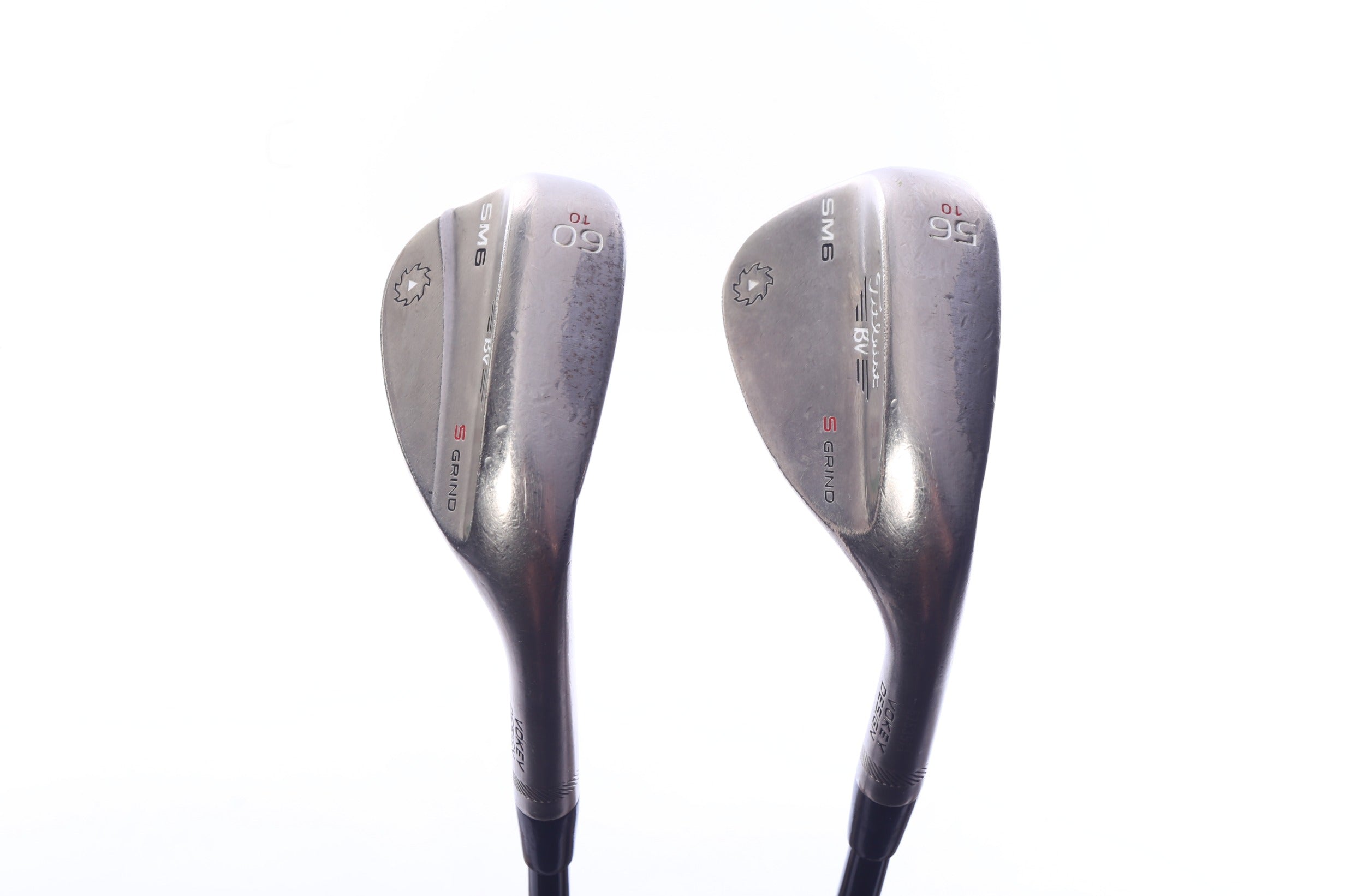 Used Titleist Vokey SM6 Steel Gray Wedge Set - Right-Handed - 56*, 60* - Seniors Flex