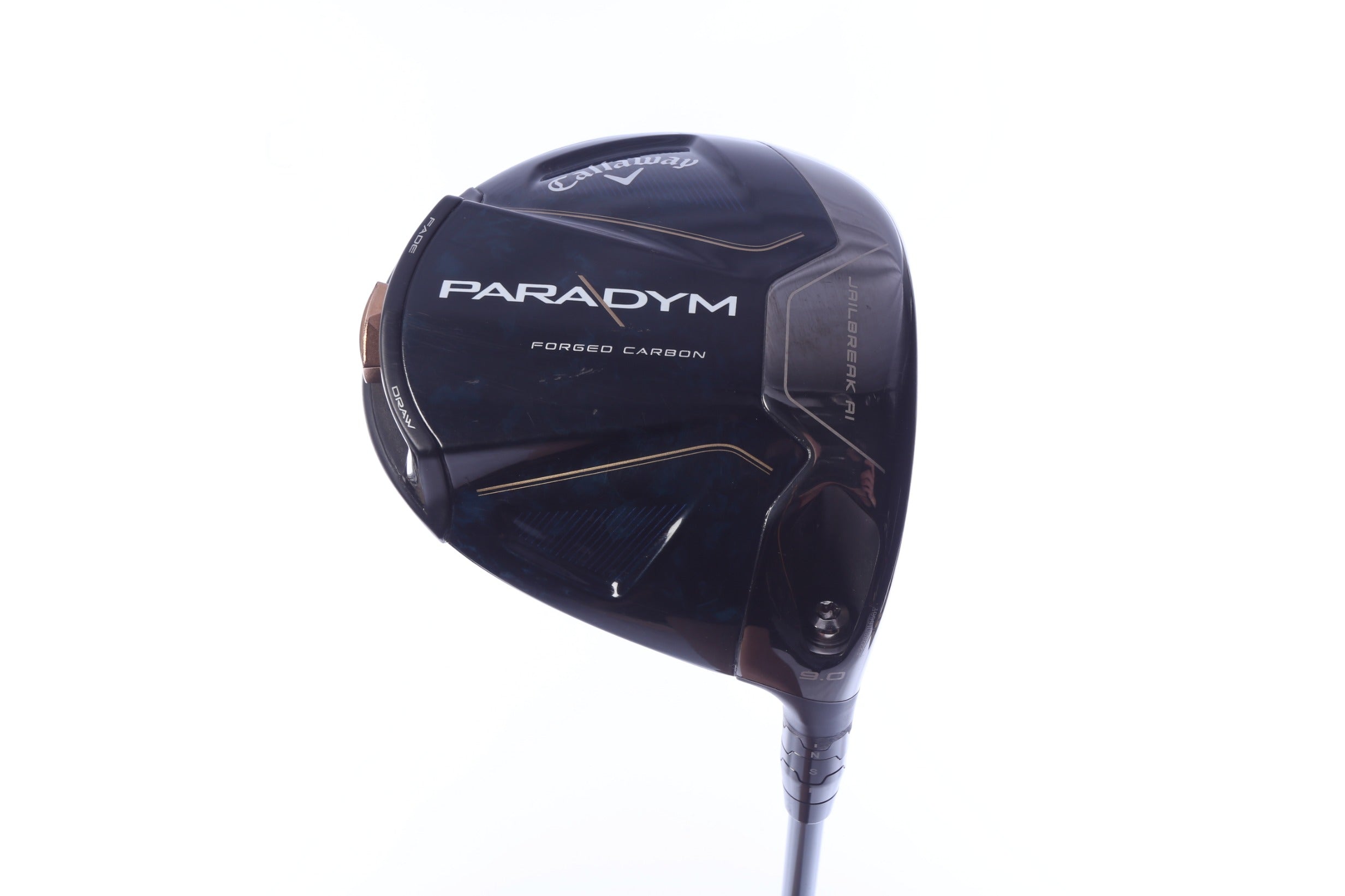 Used Callaway Paradym Driver - 9 Degrees - Stiff Flex Project X HZRDUS RDX Smoke - Right-Handed