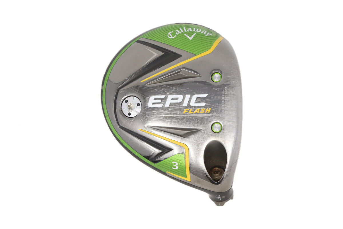 Used Callaway Epic Flash 3-Wood - HEAD ONLY - Right-Handed - 15 Degrees-Next Round