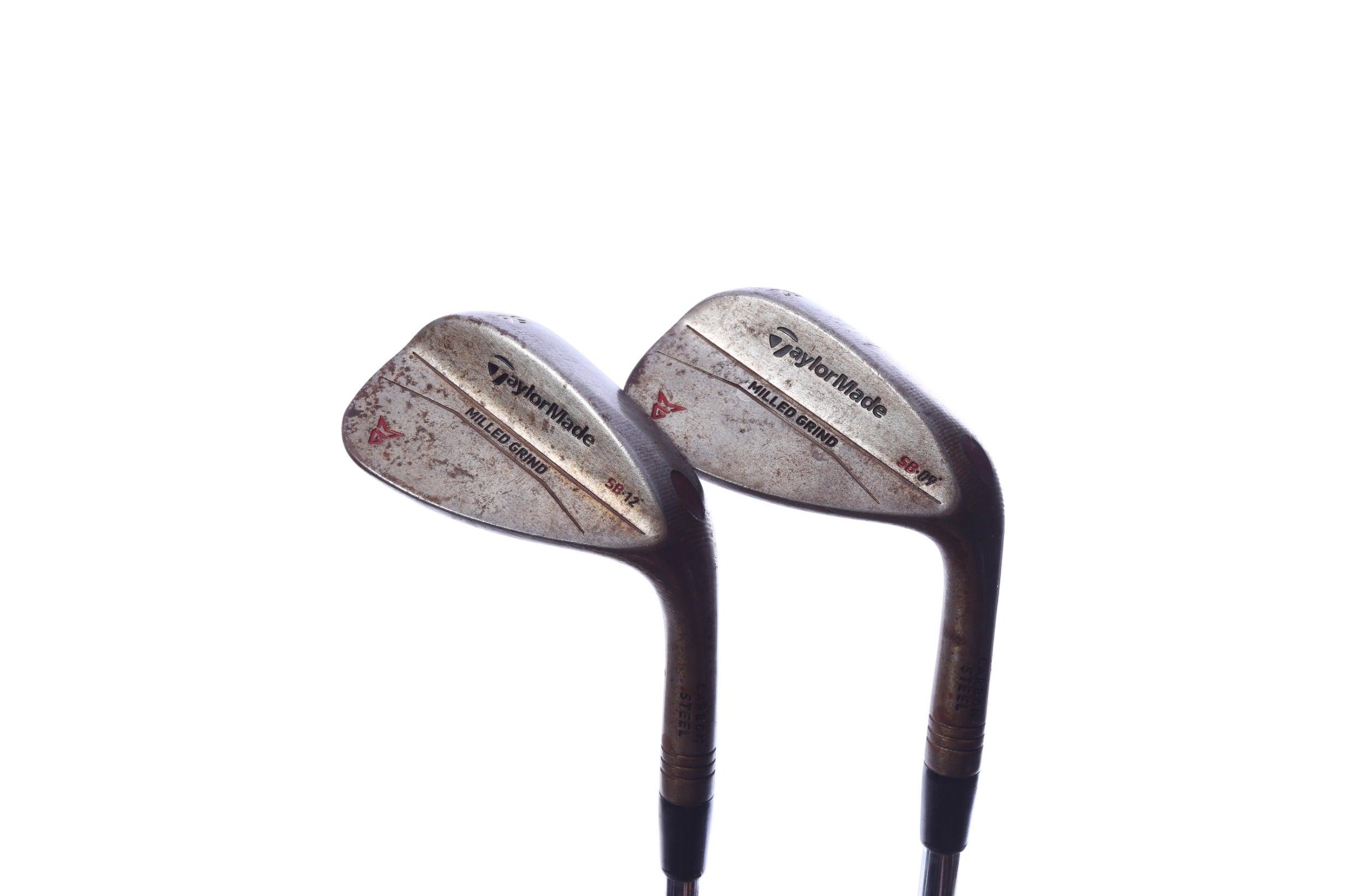 Used TaylorMade Milled Grind Raw Wedge Set - Right-Handed - 52*, 56* - Stiff Flex-Next Round