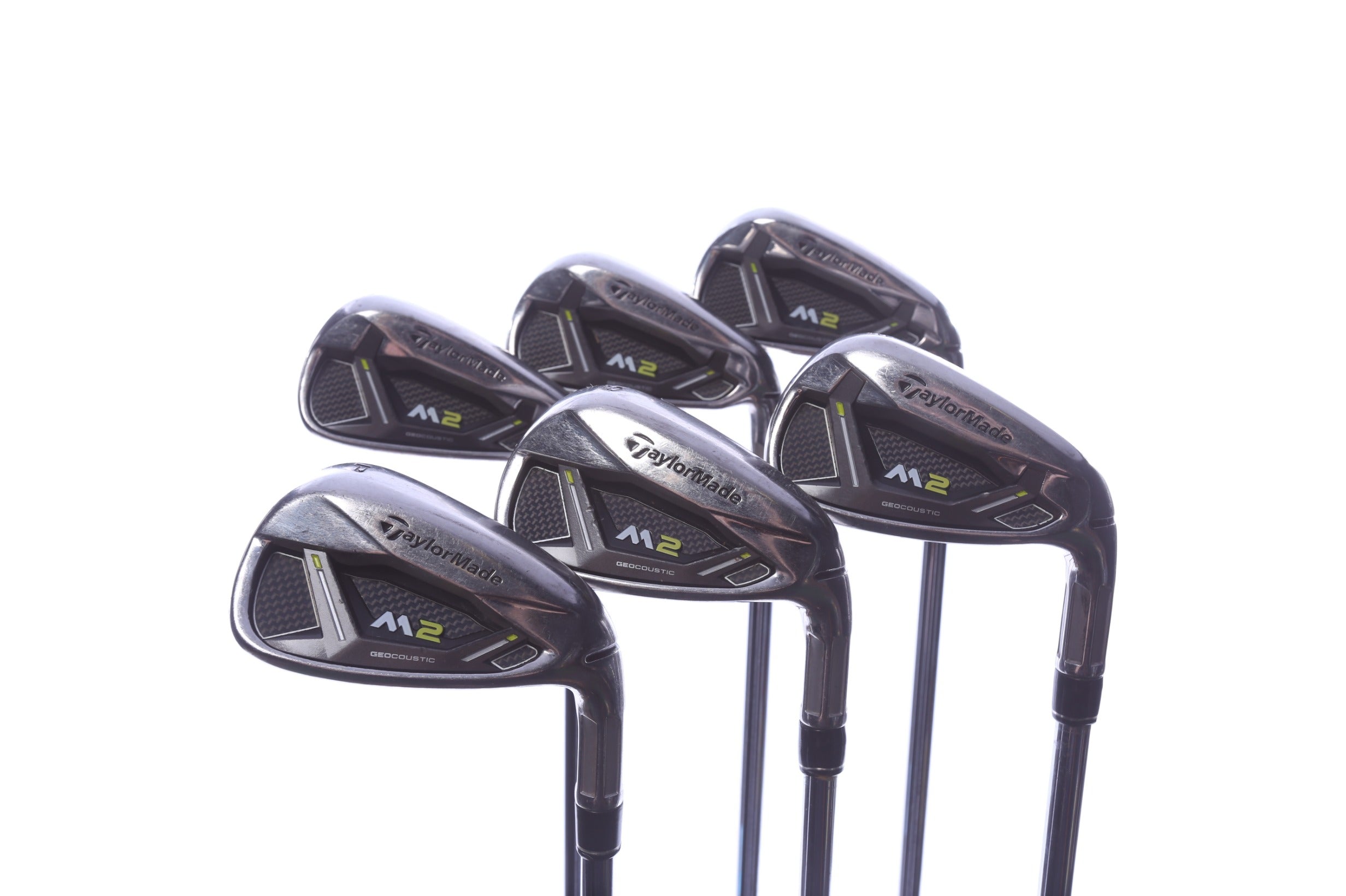 Used TaylorMade M2 2017 Iron Set - Right-Handed - 5-PW - Stiff Flex