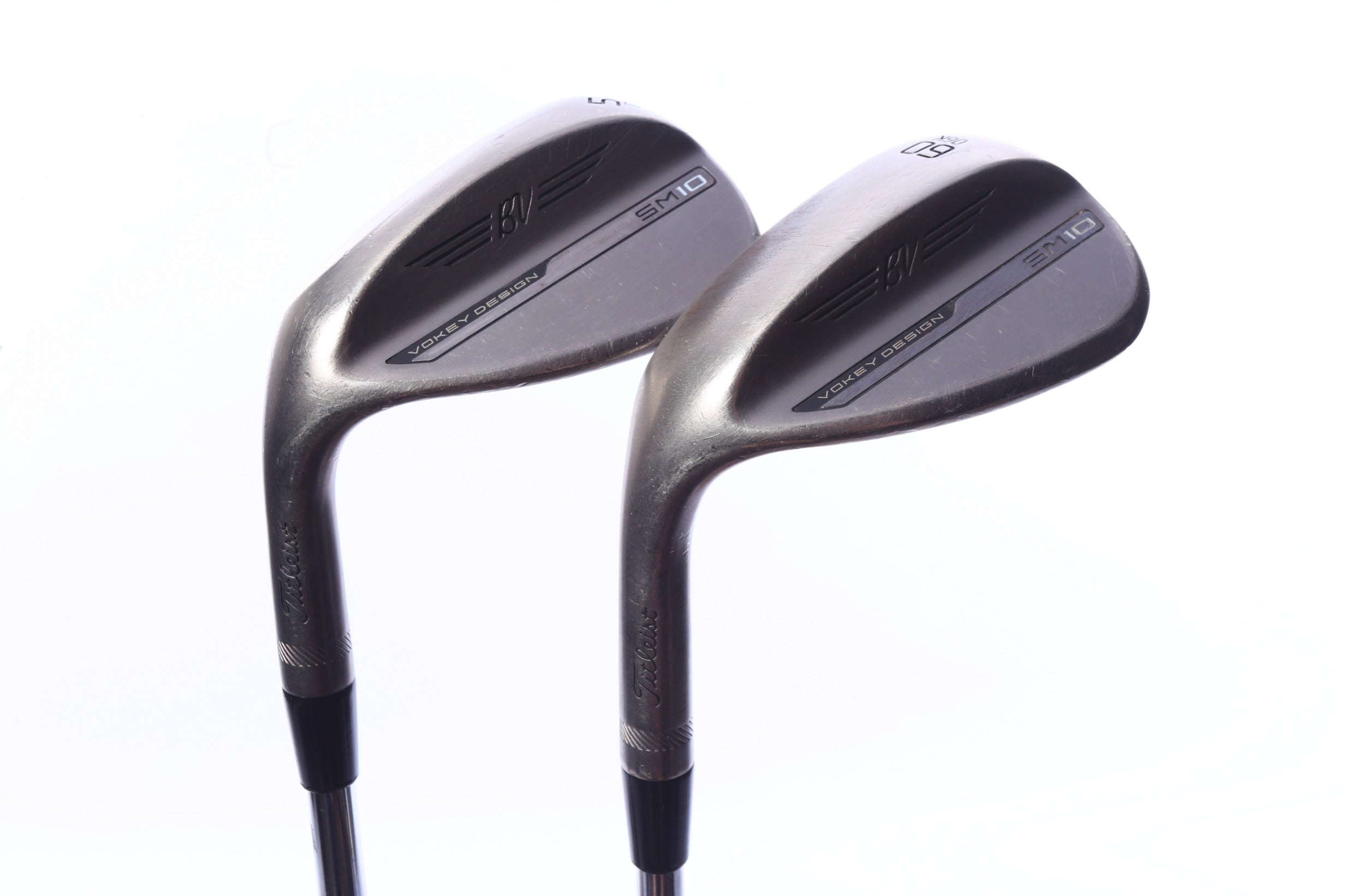 Used Titleist Vokey SM10 Nickel Wedge Set - Left-Handed - 56*, 60* - Wedge Flex