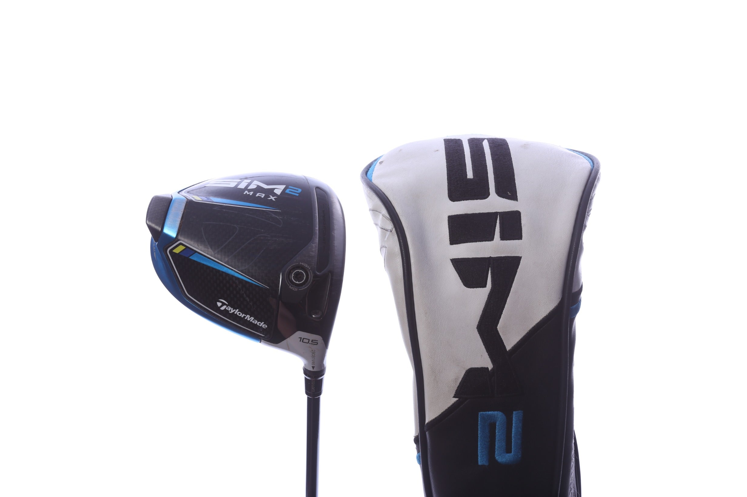 Used TaylorMade SIM2 MAX Driver - 10.5 Degrees - Regular Flex Fujikura Ventus Blue - Right-Handed