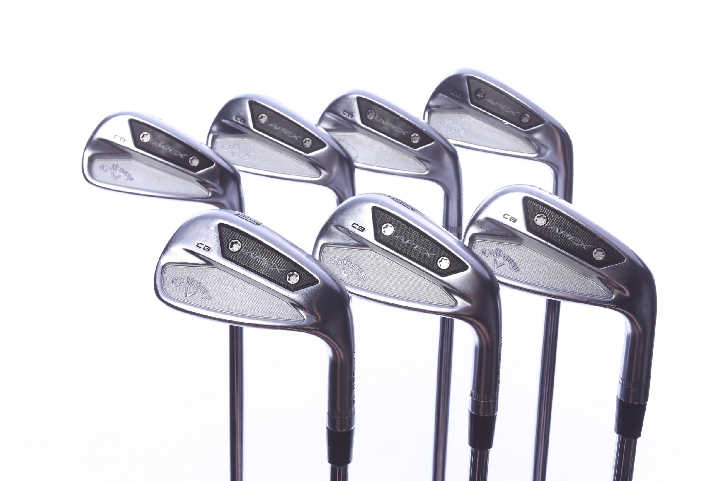 Used Callaway Apex CB 24 Iron Set - Right-Handed - 4-9, PW (10) - Extra Stiff Flex-Next Round