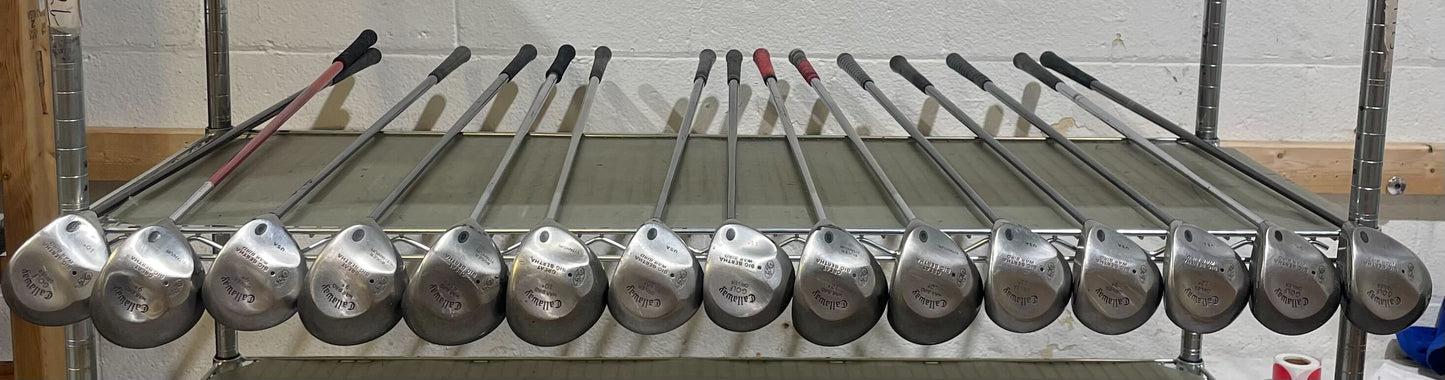 Wholesale Lot of 15 Golf Clubs - Callaway Big Bertha Warbird Drivers-Next Round