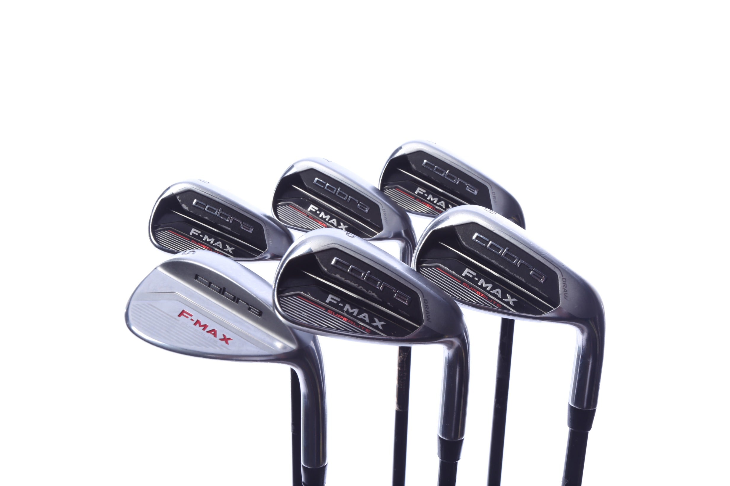 Used Cobra FMax 20 Iron Set - Right-Handed - 6-PW, SW - Seniors Flex-Next Round
