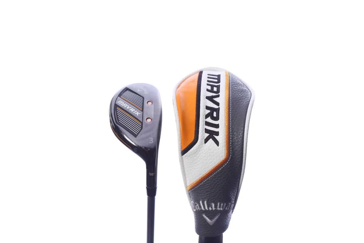 Used Callaway Mavrik 3H Hybrid - Right-Handed - 18 Degrees - Stiff Flex