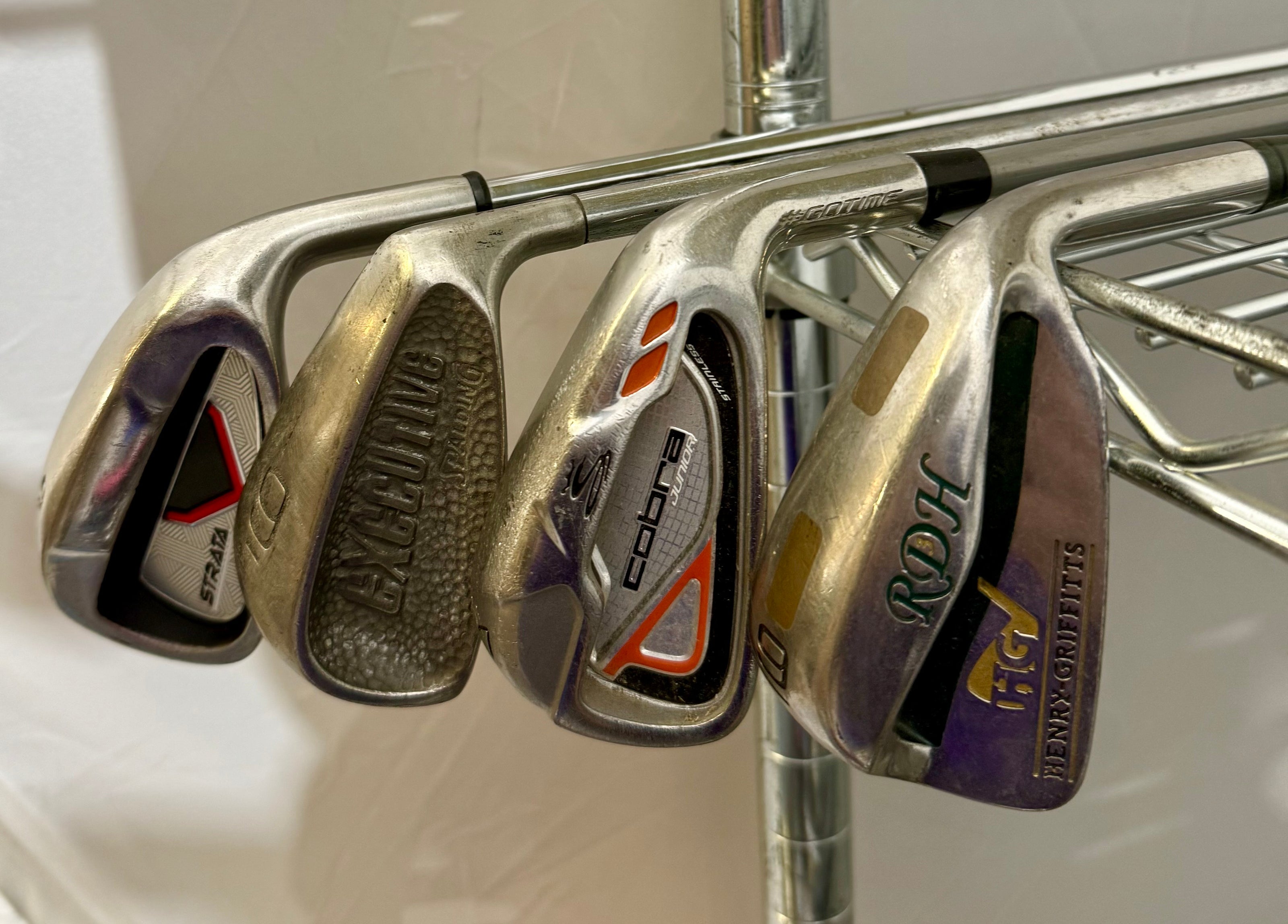Wholesale Lot of 50 Golf Clubs - Assorted Irons-Next Round