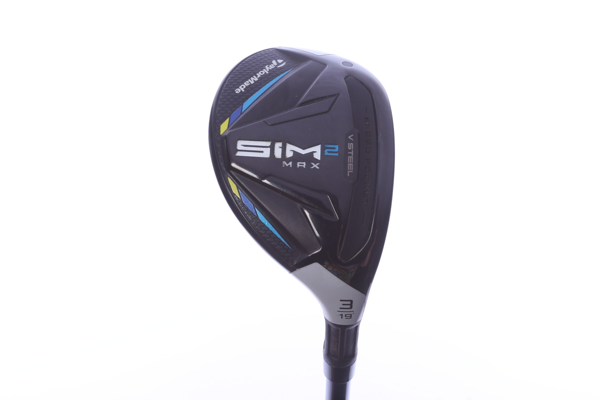 Used TaylorMade SIM2 MAX Rescue 3H Hybrid - Right-Handed - 19 Degrees - Stiff Flex
