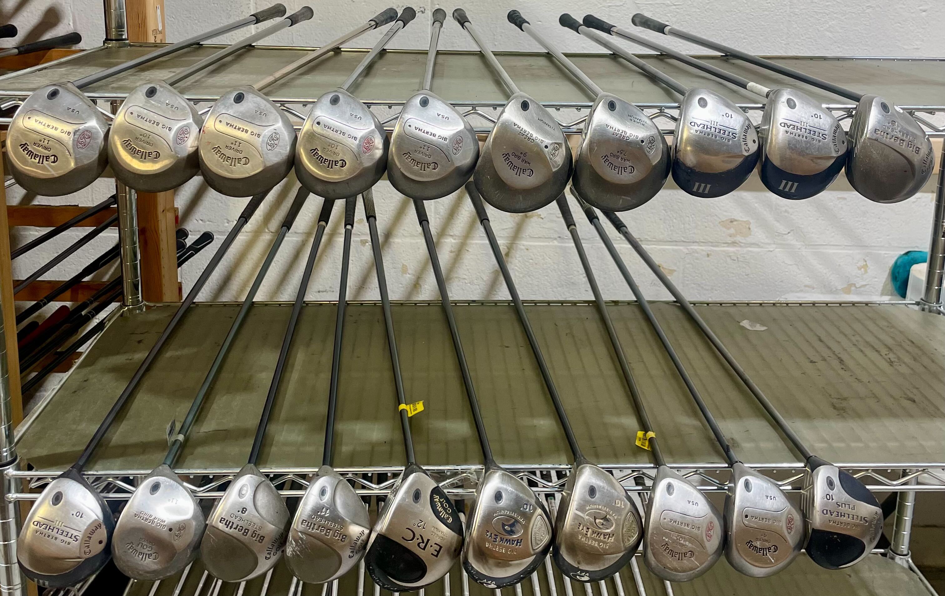 Wholesale Lot of 20 Assorted Callaway Drivers-Next Round