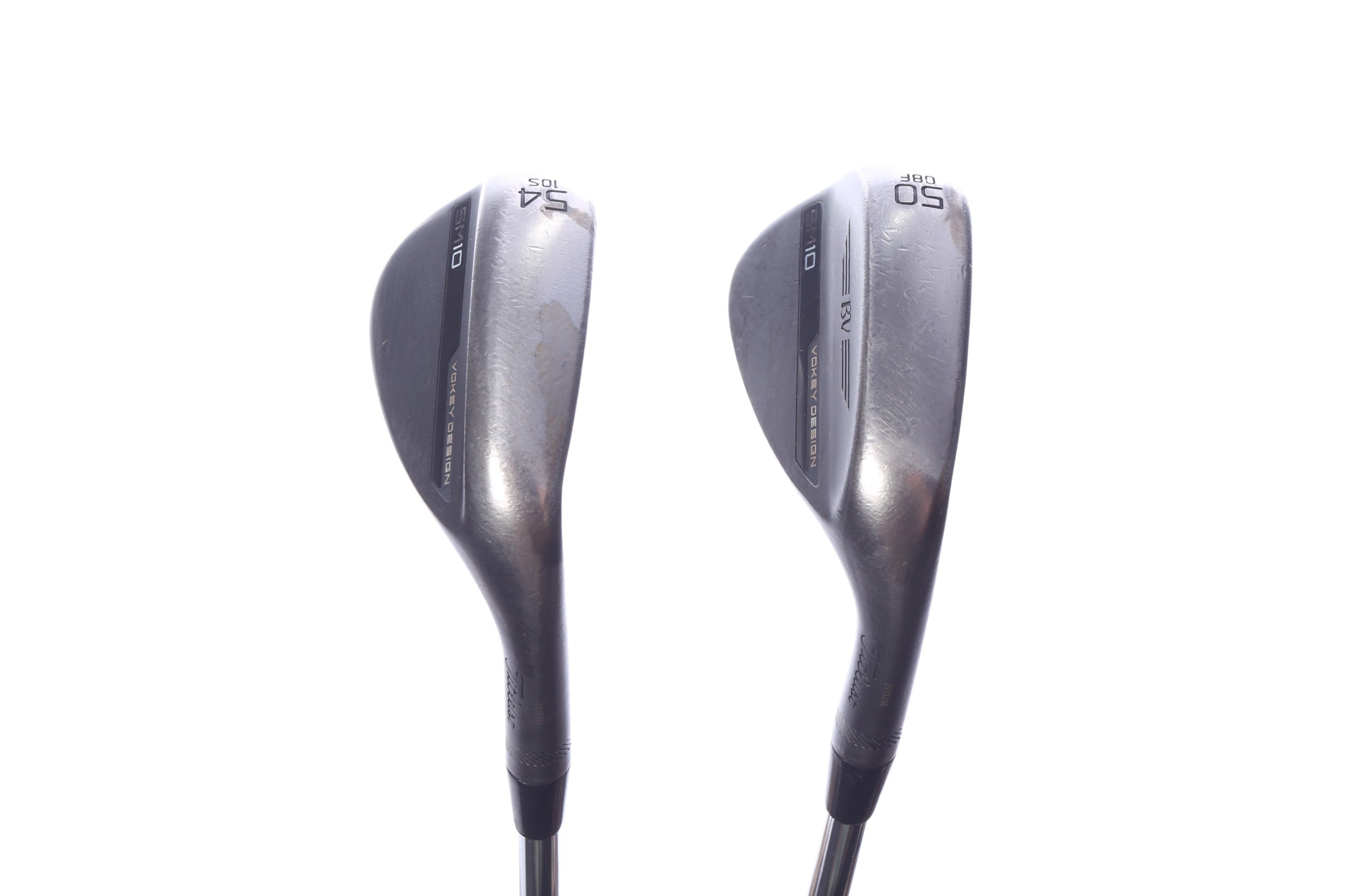 Used Titleist Vokey SM10 Jet Black Wedge Set - Right-Handed - 50*, 54* - Wedge Flex-Next Round