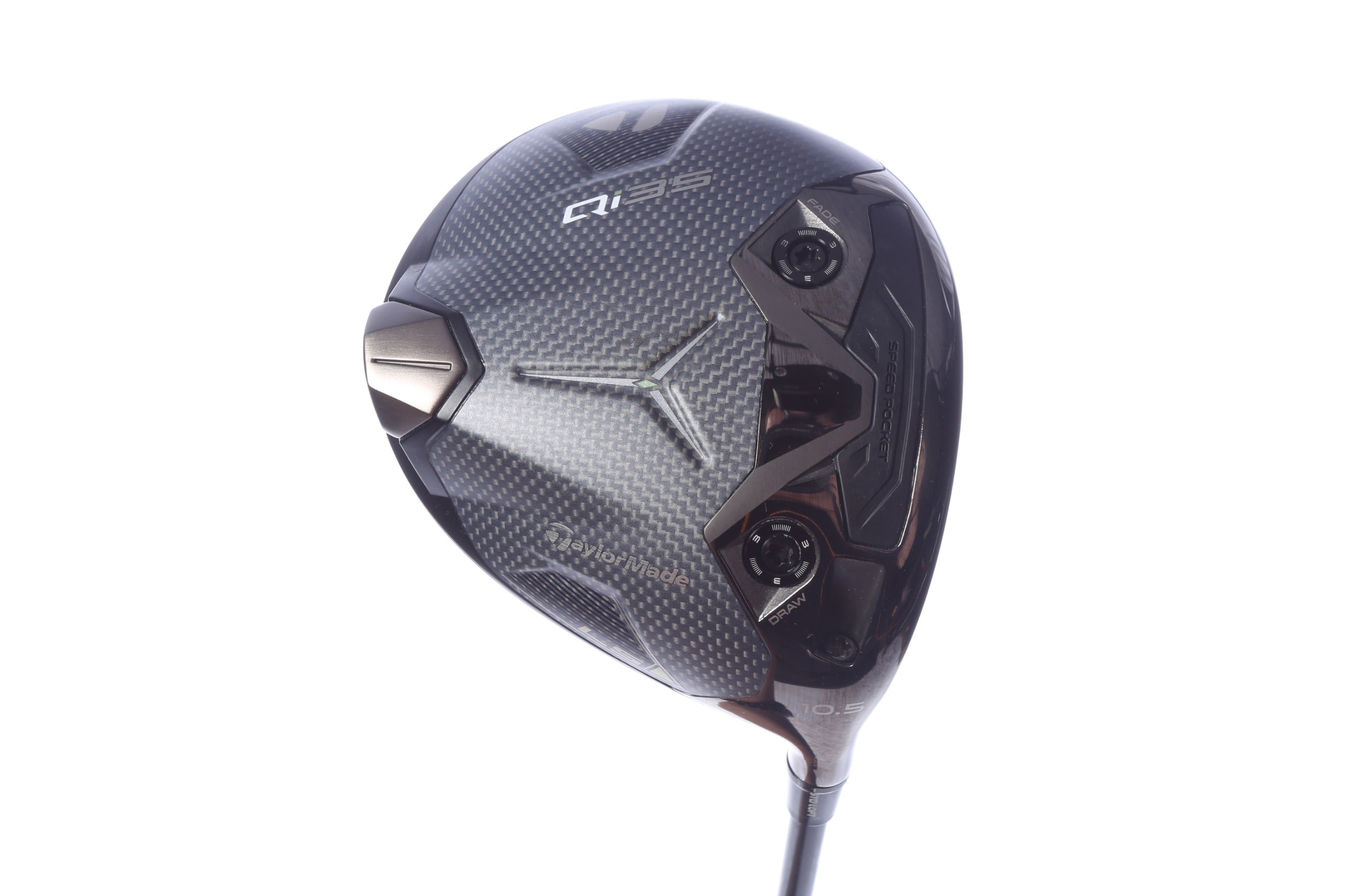 Used TaylorMade Qi35 LS Driver - 10.5 Degrees - Regular Flex Project X HZRDUS Smoke Red RDX - Right-Handed-Next Round