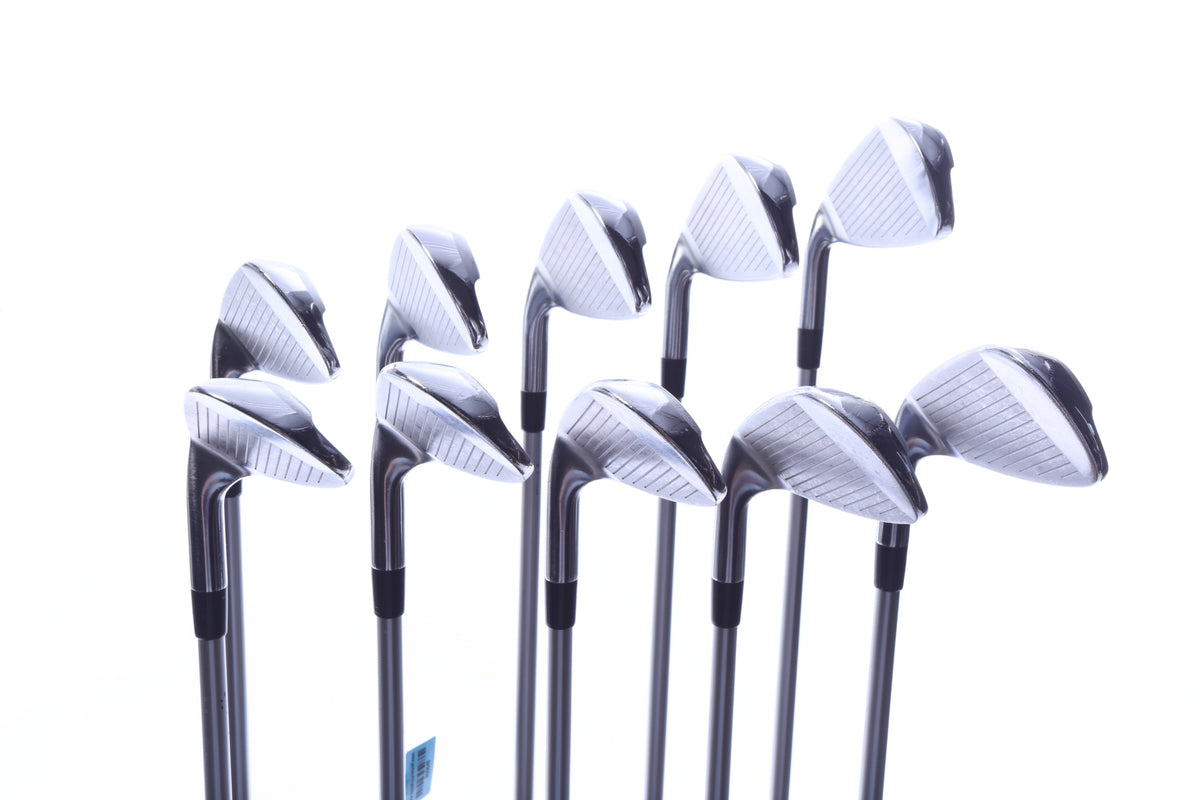 Used Tour Edge Exotics EXS Iron Set - Right-Handed - 4-PW, AW, GW, SW - Seniors Flex-Next Round