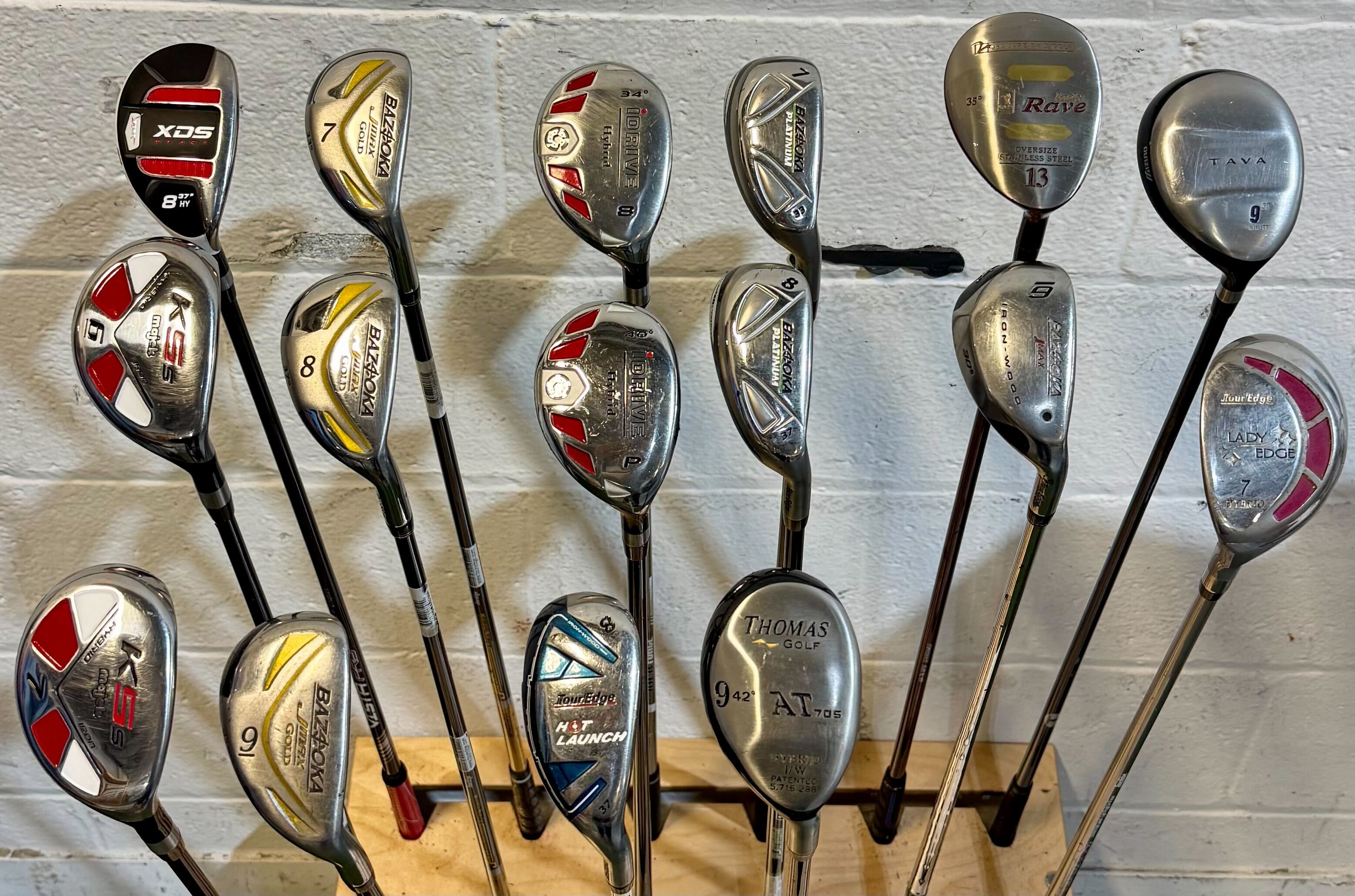 Wholesale Lot of 40 Golf Clubs - Assorted Hybrids-Next Round