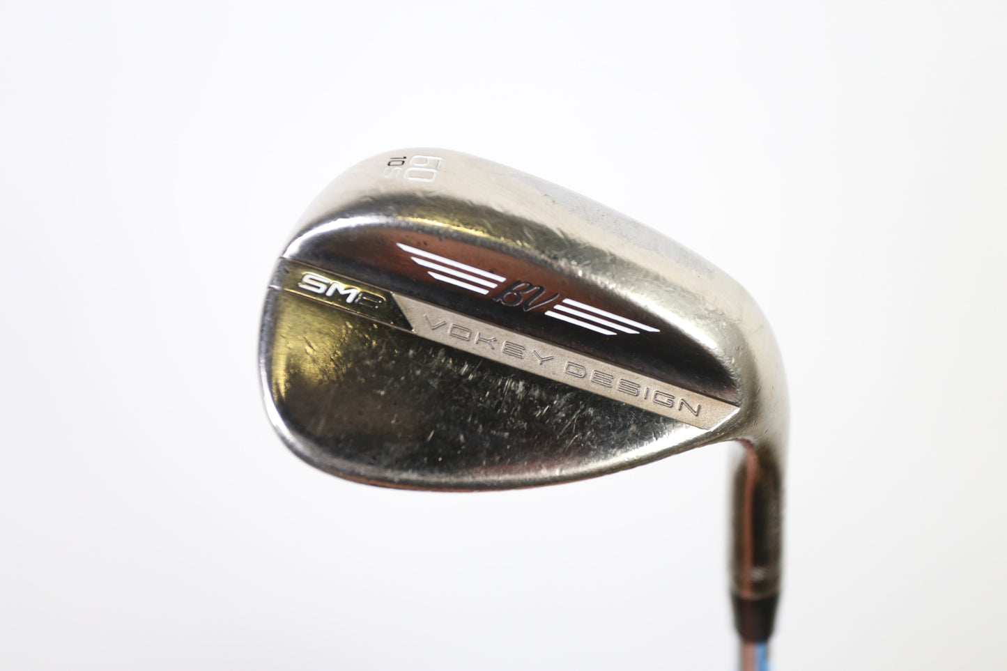 Used Titleist Vokey SM8 Brushed Steel Lob Wedge - Right-Handed - 60 Degrees - Stiff Flex-Next Round