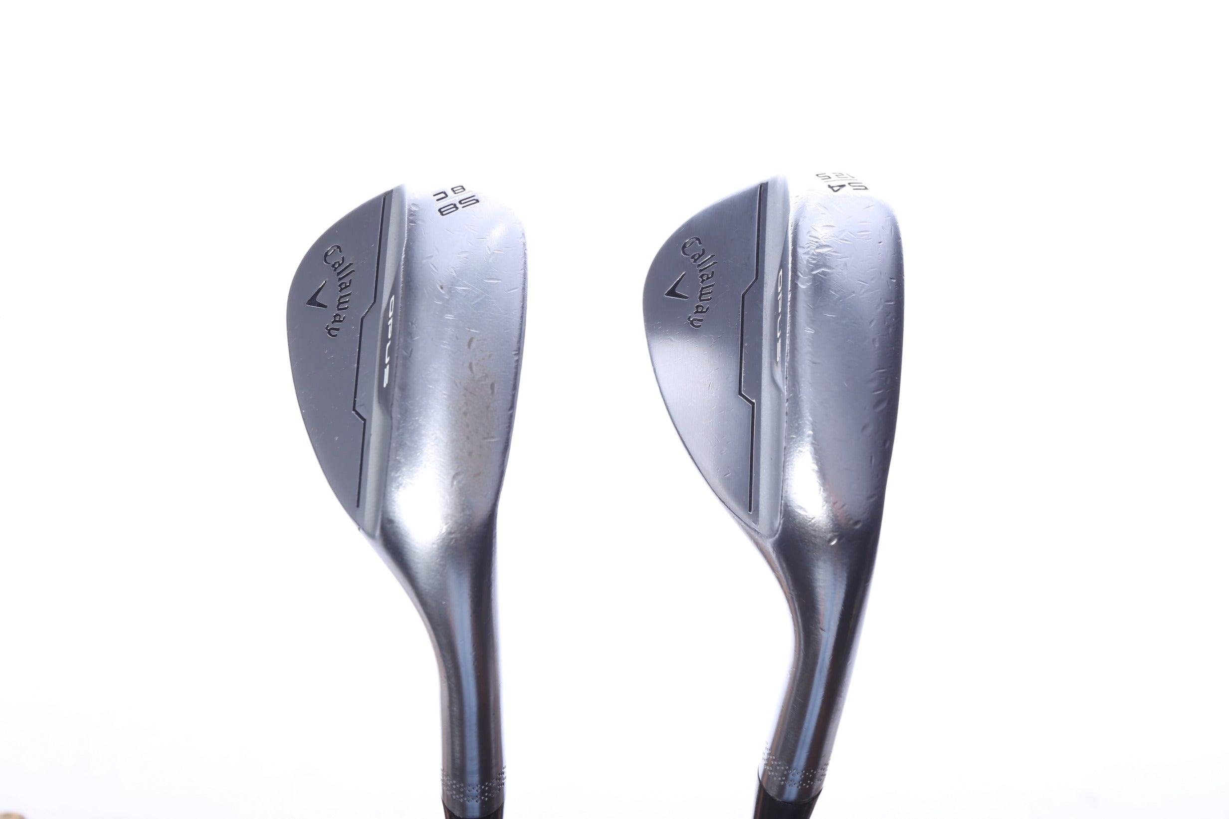 Used Callaway Opus Brushed Chrome Wedge Set - Right-Handed - 54*, 58* - Wedge Flex-Next Round