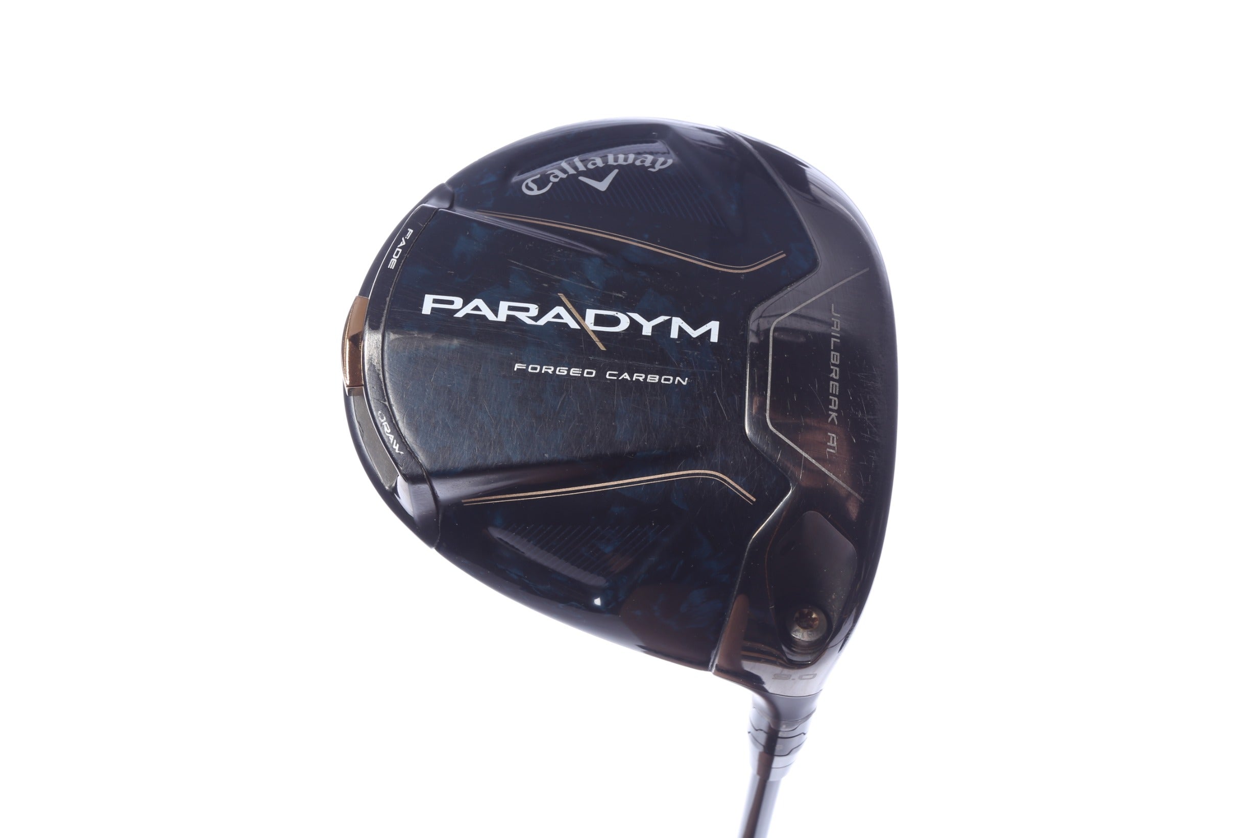 Used Callaway Paradym Driver - 9 Degrees - Stiff Flex Mitsubishi Kai'li White - Right-Handed
