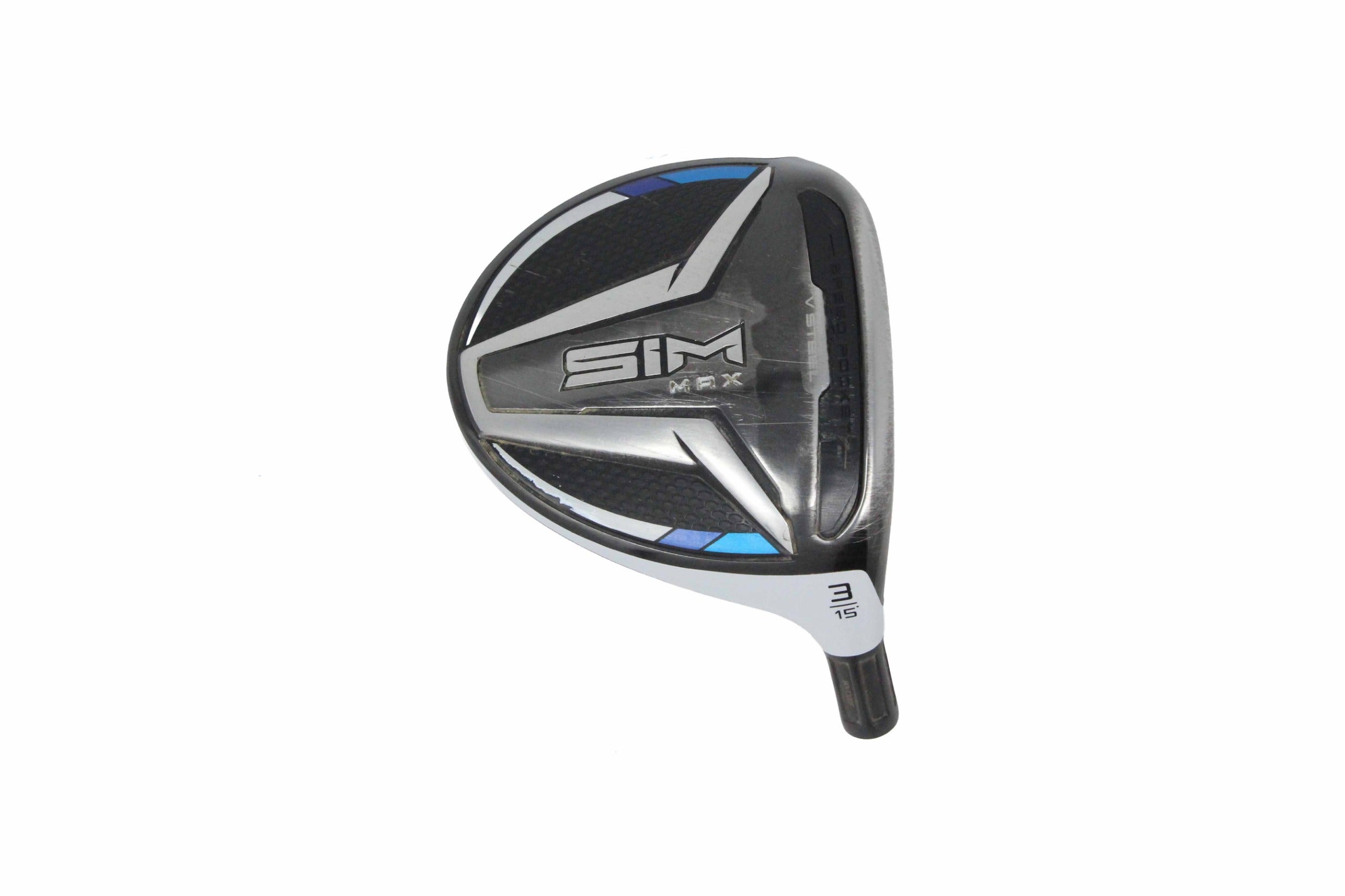 Used TaylorMade SIM MAX 3-Wood - HEAD ONLY - Right-Handed - 15 Degrees-Next Round