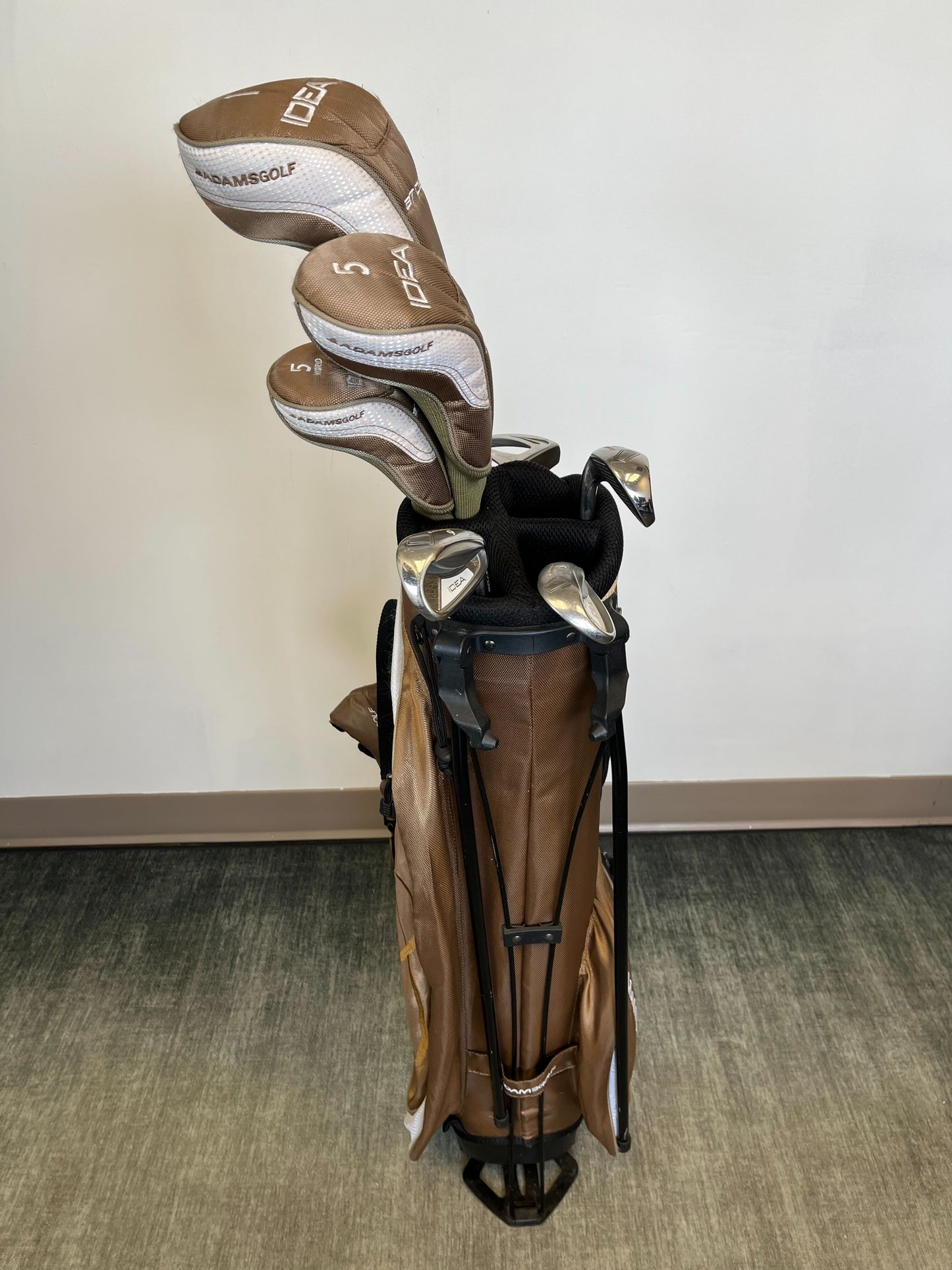 Used Adams Idea a7OS Complete Set - Right-Handed - 1W. 5W, 5H, 7i, 9i. SW - Ladies Flex-Next Round